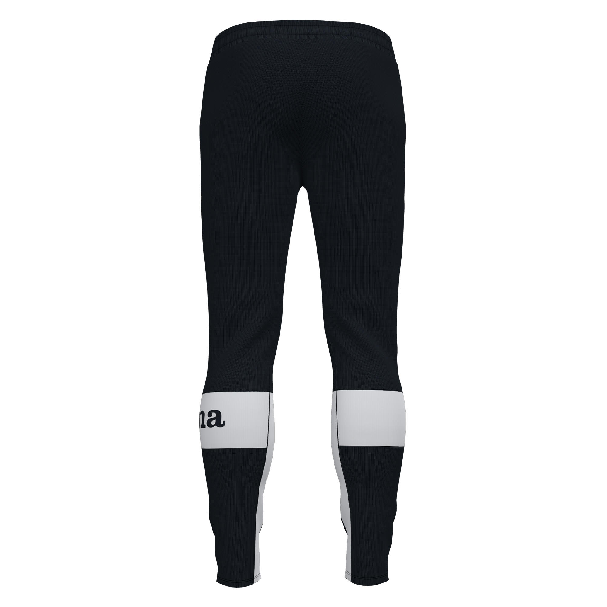 Pantaloni Joma Fredoom fleece, negru/alb, XXXL 2/4