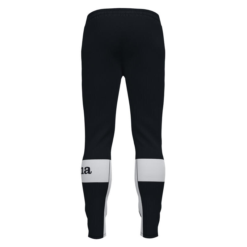 Pantaloni Joma Fredoom, negru/Alb, L