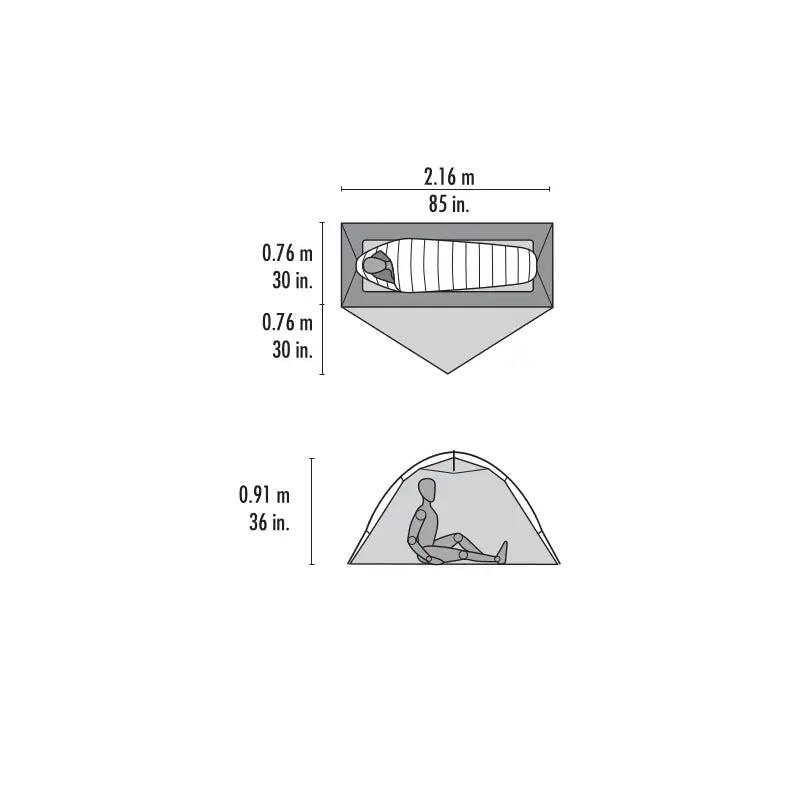 MSR Hubba NX tenda trekking leggera 1 posto 5/5