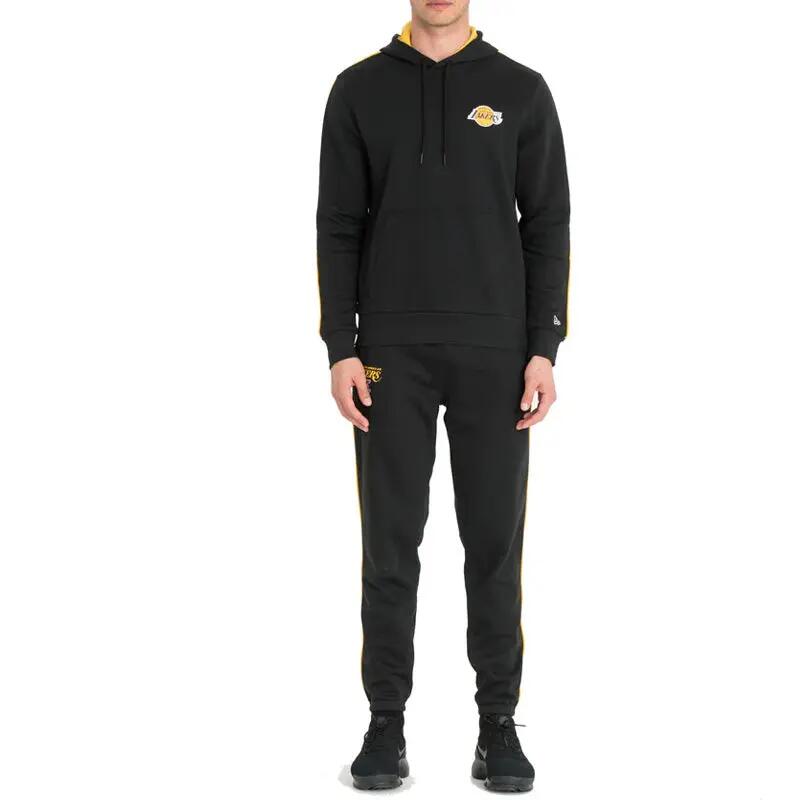 Sudadera con Capucha Hombre New Era Los Angeles Lakers Rayas 6/6