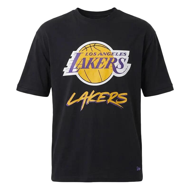 Tee-shirt Homme New Era LA LAKERS NBA SCRIPT 1/4