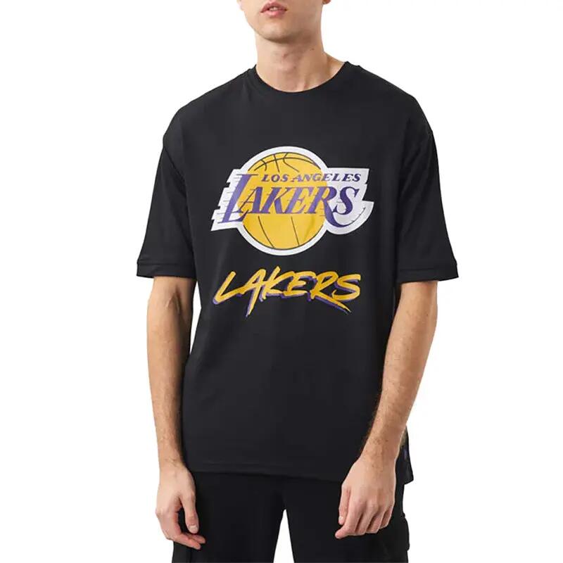 Tee-shirt Homme New Era LA LAKERS NBA SCRIPT 2/4