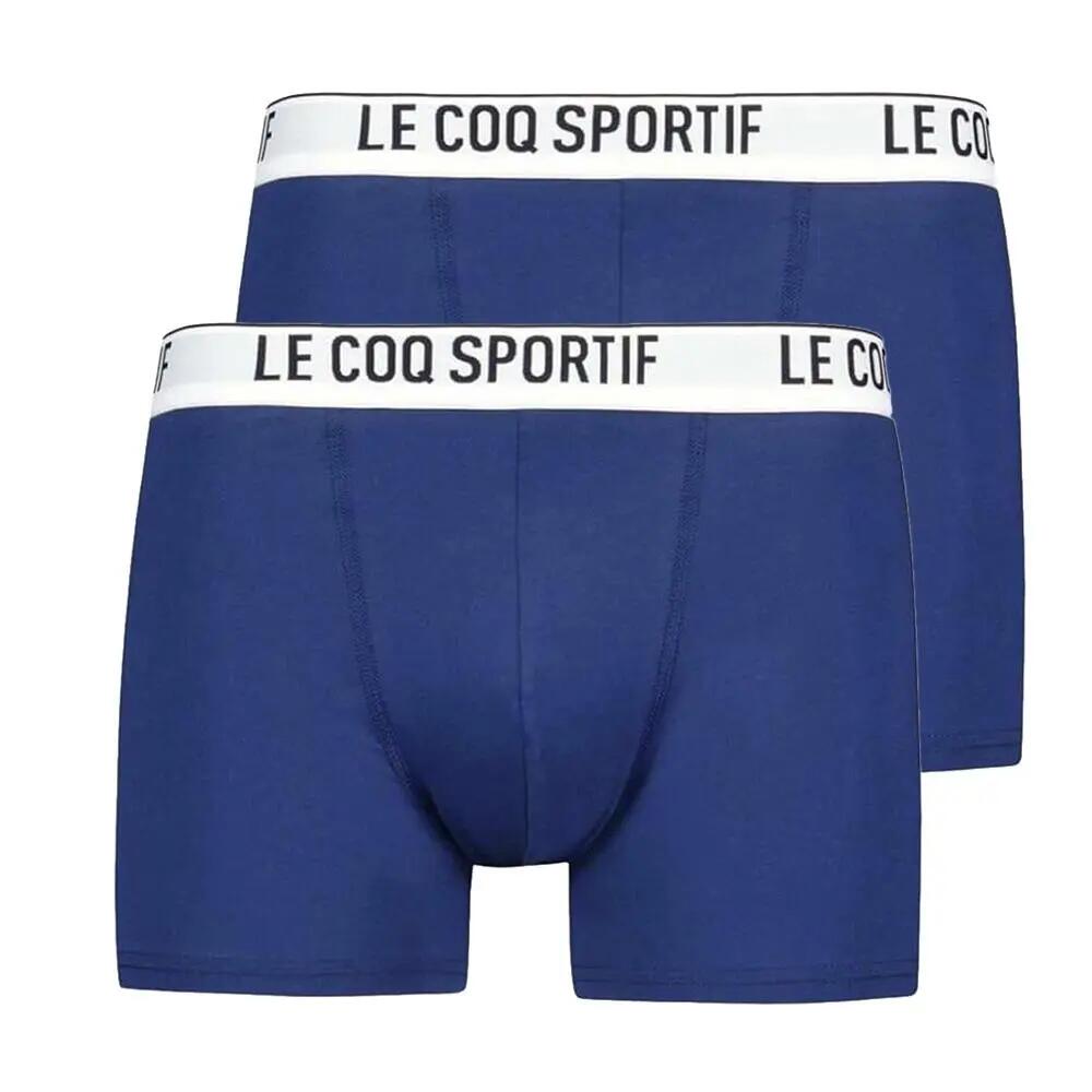 Le Coq Sportif Camuset: Boxer Uomo Blu (Confezione da 2) 2/4