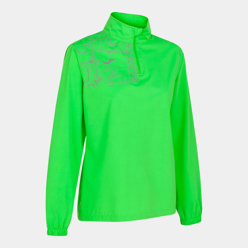 Sweat-shirt trail running Femme Joma Elite viii vert fluo