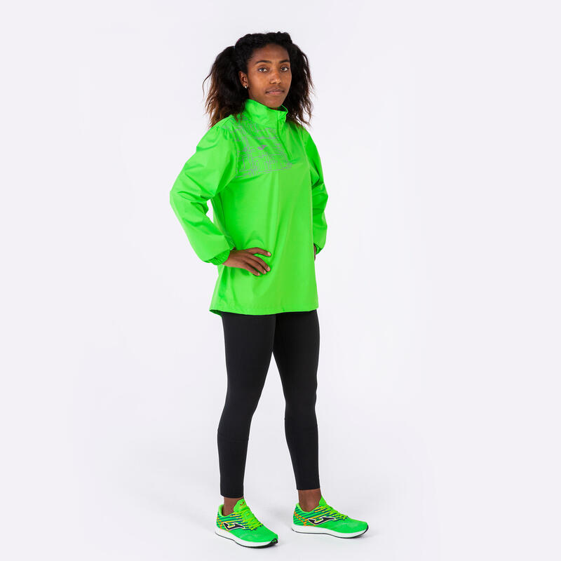Sweat-shirt trail running Femme Joma Elite viii vert fluo