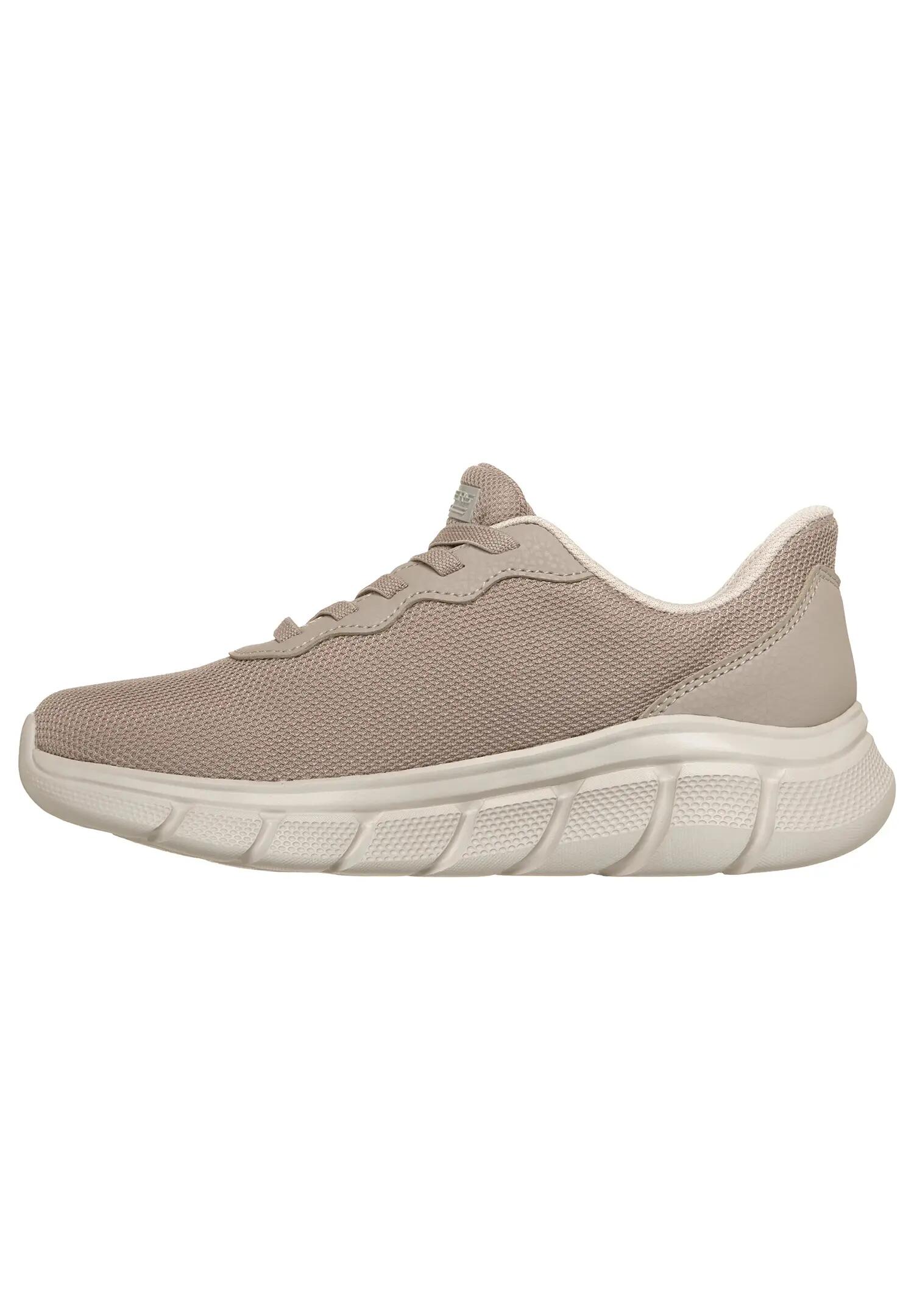 Zapatillas para Mujer Skechers Bobs sport Beige 4/7