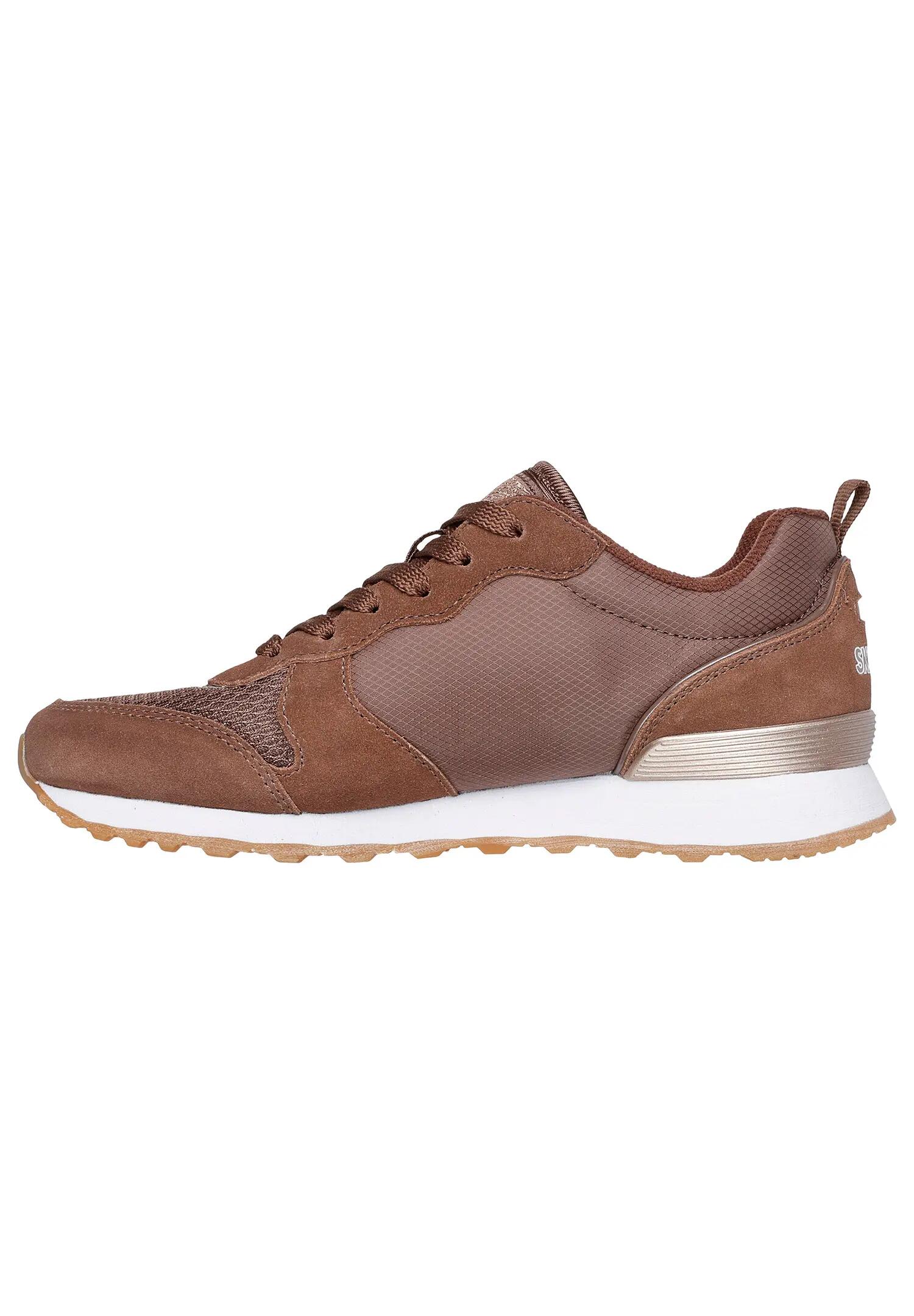 Skechers Damen Street OG 85 GOLD'N GURL Sneaker Chocolate 4/5