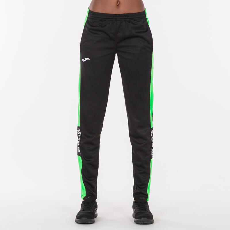 Pantalon Femme Joma Championship iv noir vert fluo