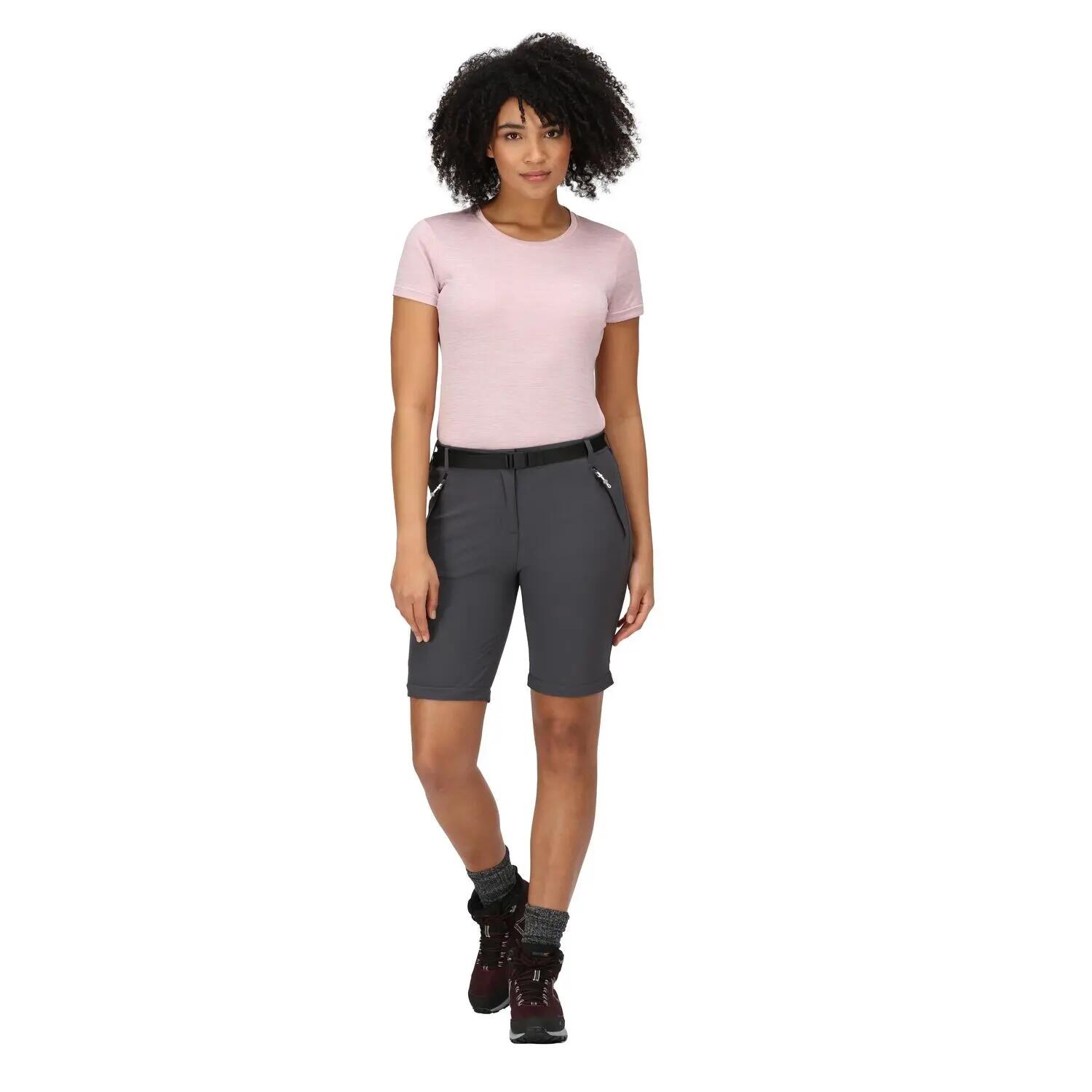 Regatta Xert Stretch Zip Off Trousers III Outdoorhose in Kurzgröße für Damen 2/7