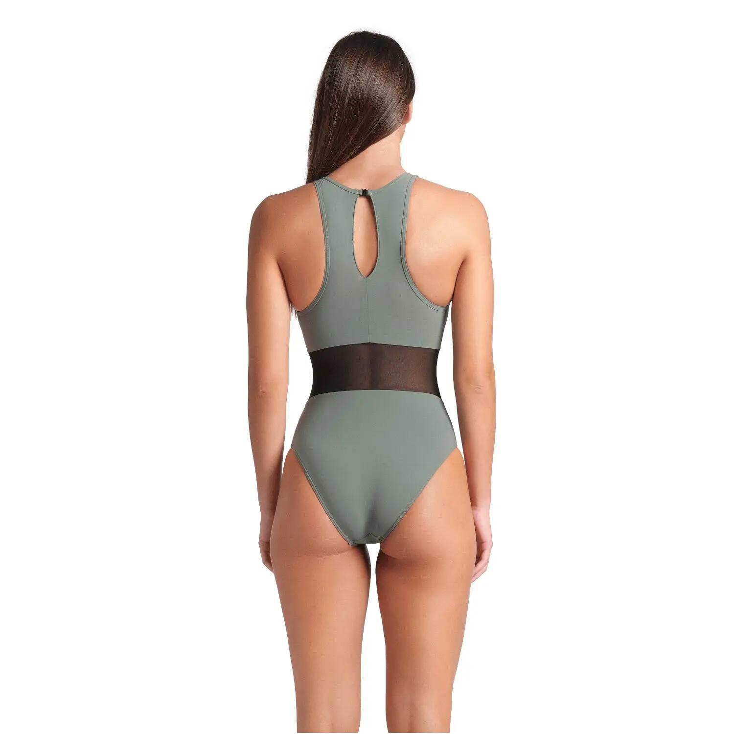 Maillot de bain une-pièce Femme - Mesh Panels Vent Back 2/8