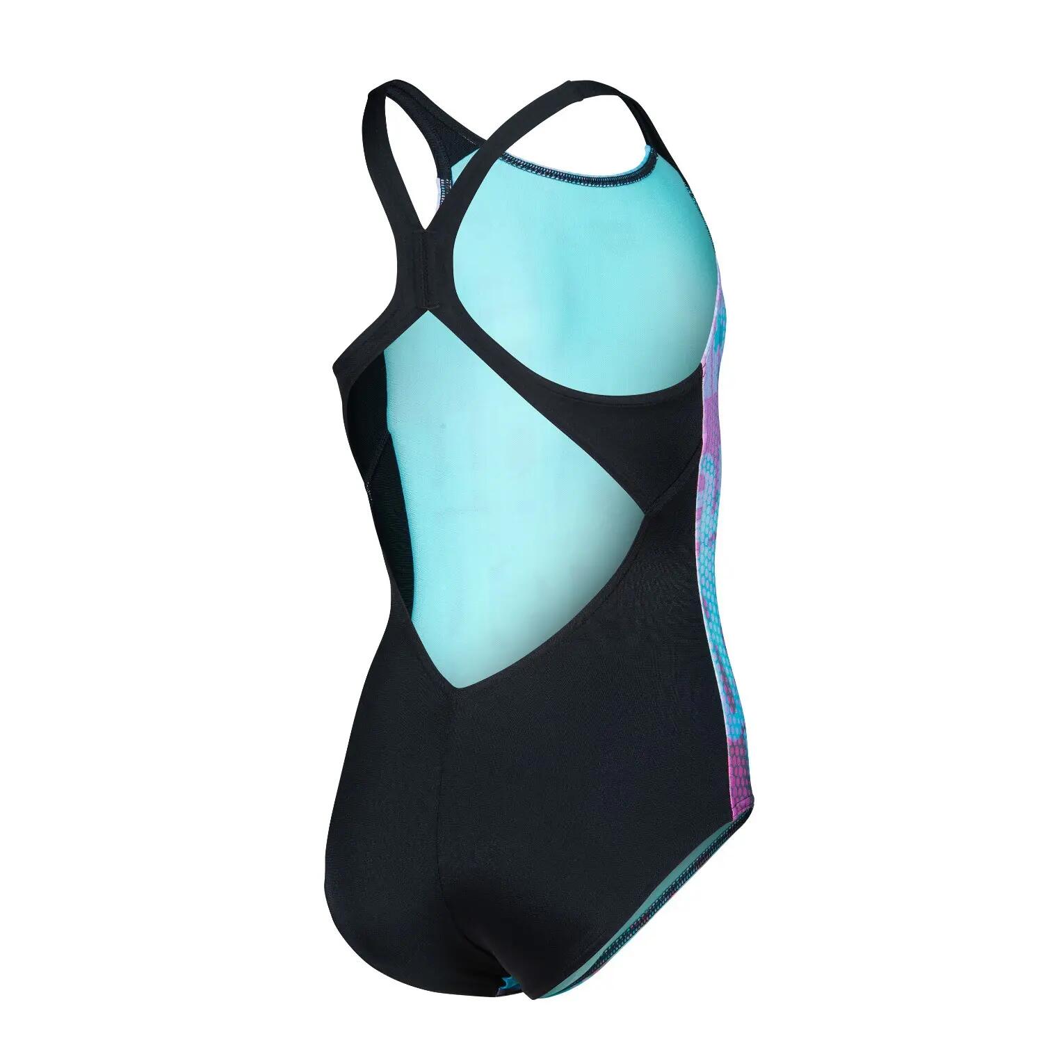 Maillot de bain Arena Multi Colours Bleu/Noir Fille 2/9