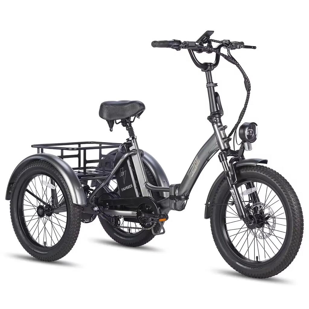 Unisex Adult City Cycling Foldable Electric Cargo Trike 250W 48V 20Ah F20 Mate