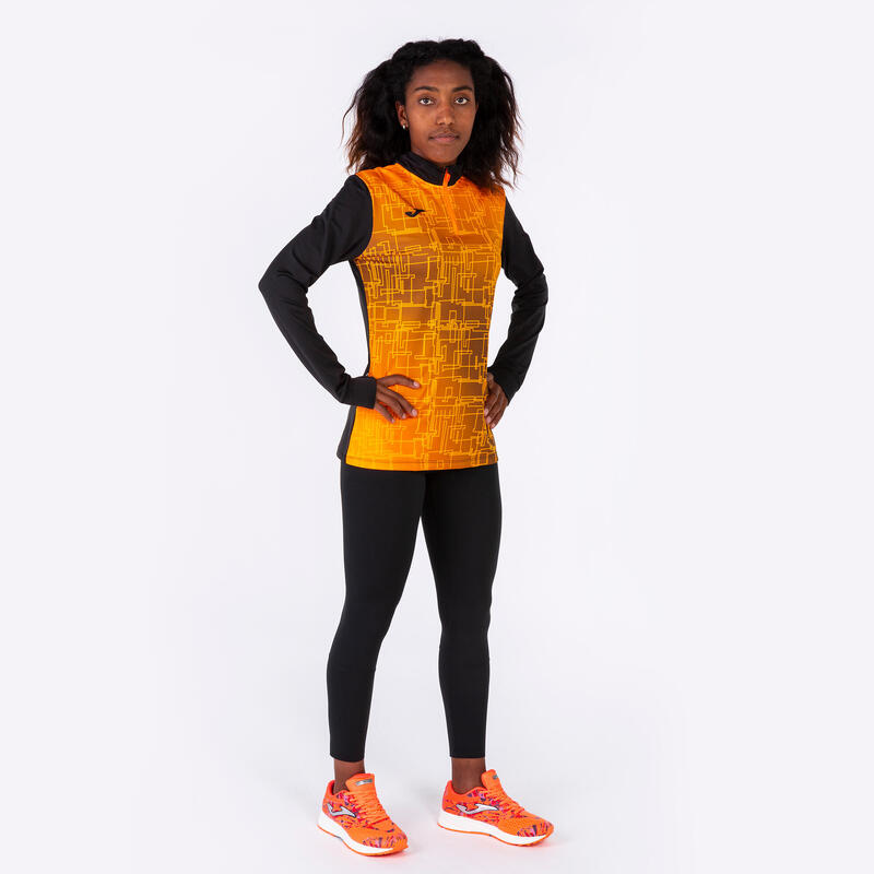 Sweat-shirt Femme Joma Elite viii noir orange