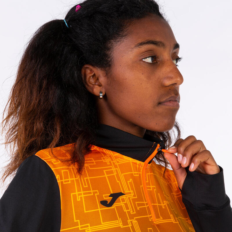 Sweat-shirt Femme Joma Elite viii noir orange