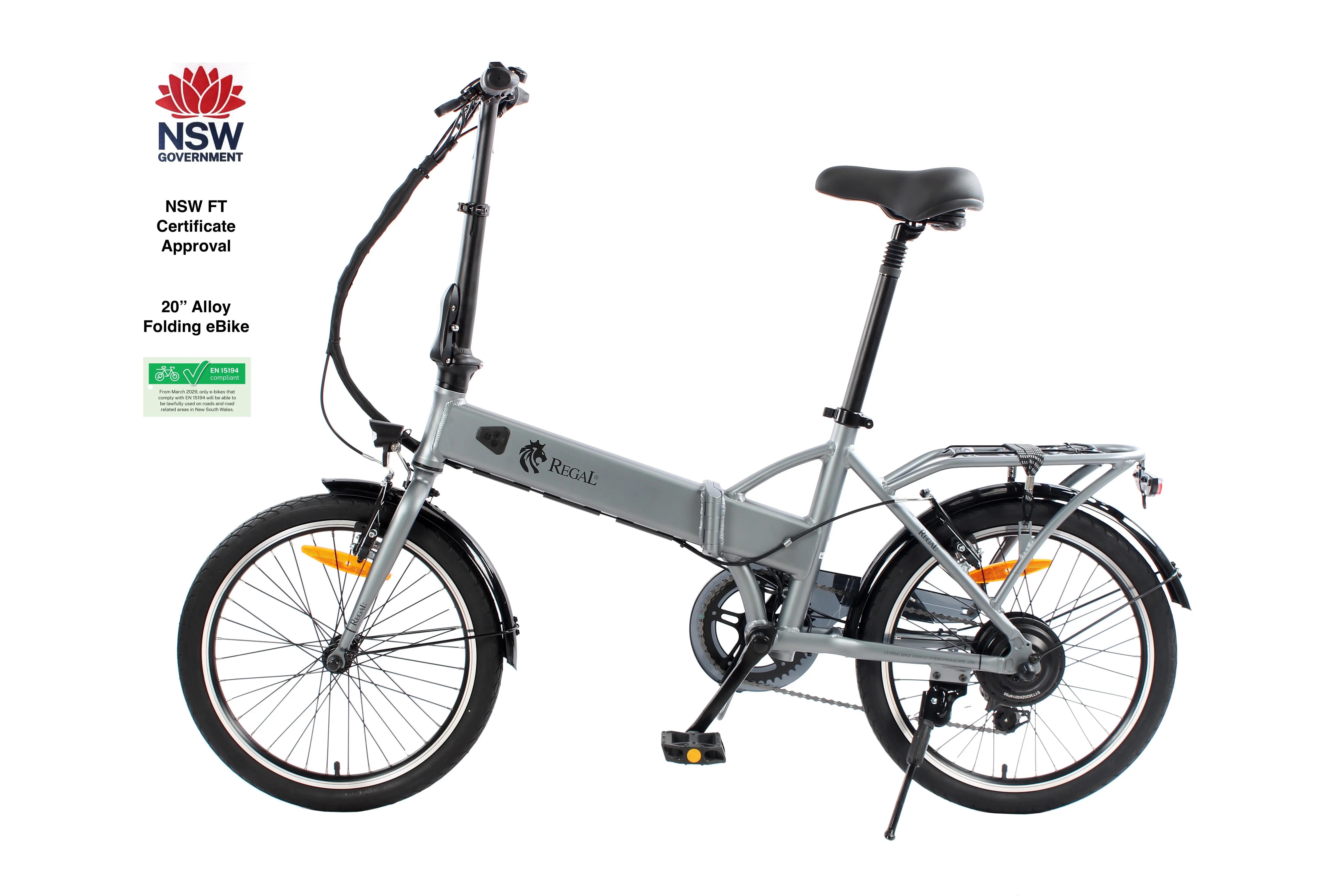 20" Z101+Shimano 6 SP Folding eBike- NSW FT Approval- CBA-260684-EA
