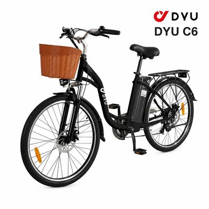 Vélo électrique urbain rétro DYU C6 26 pouces