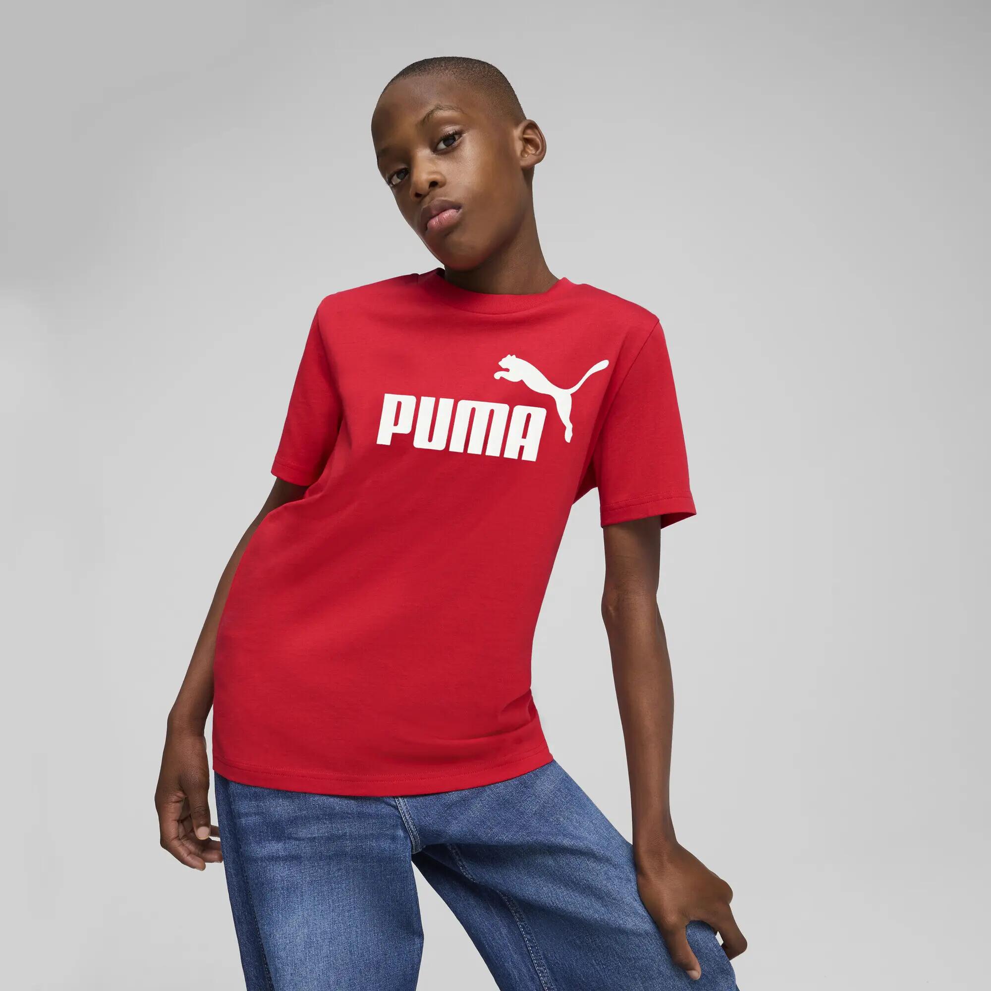 T-shirt con logo ESS N. 1 per ragazzi PUMA 2/7