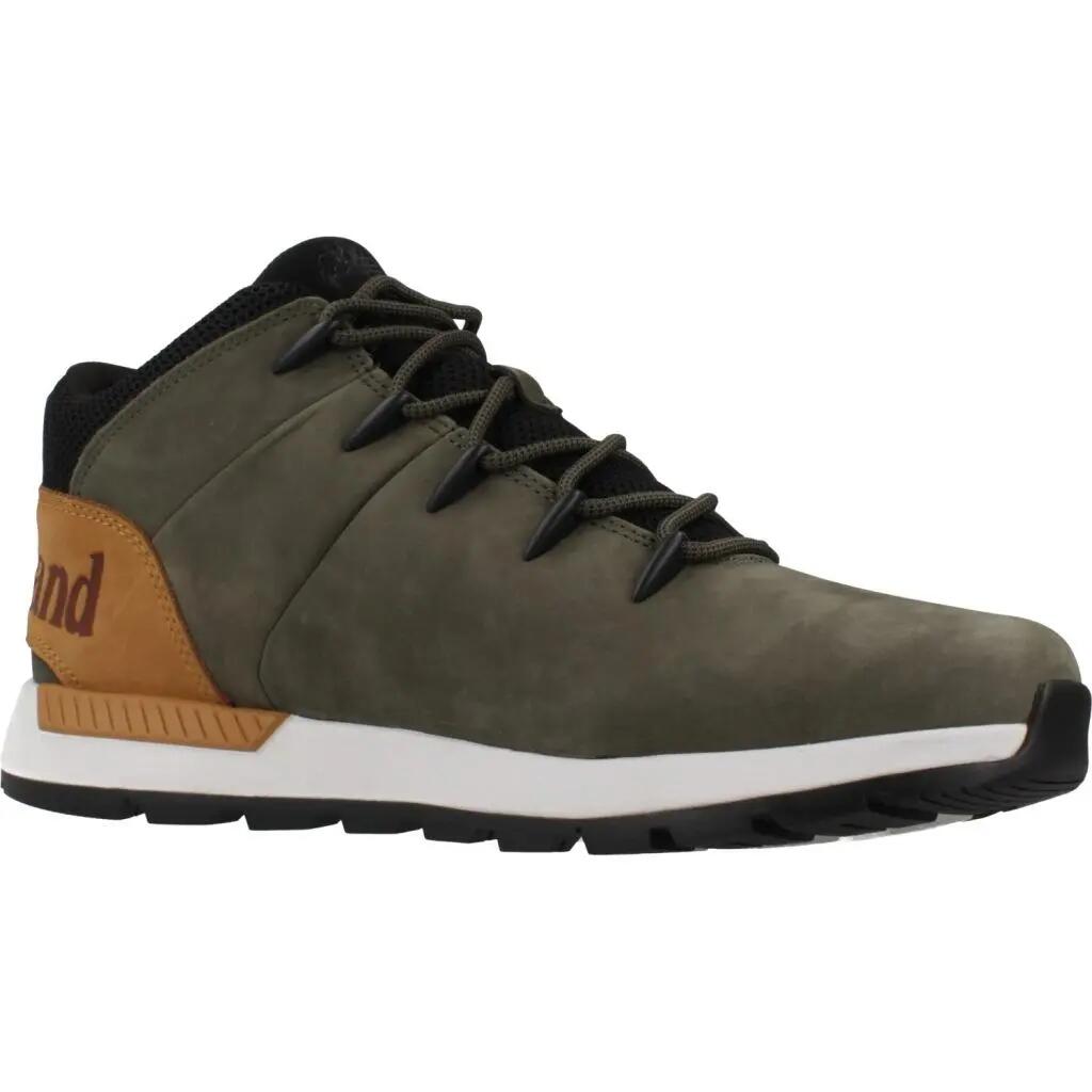 Scarpe Da Ginnastica Timberland Modello Sprint Trekker Mid Lac Colore Verde 5/6