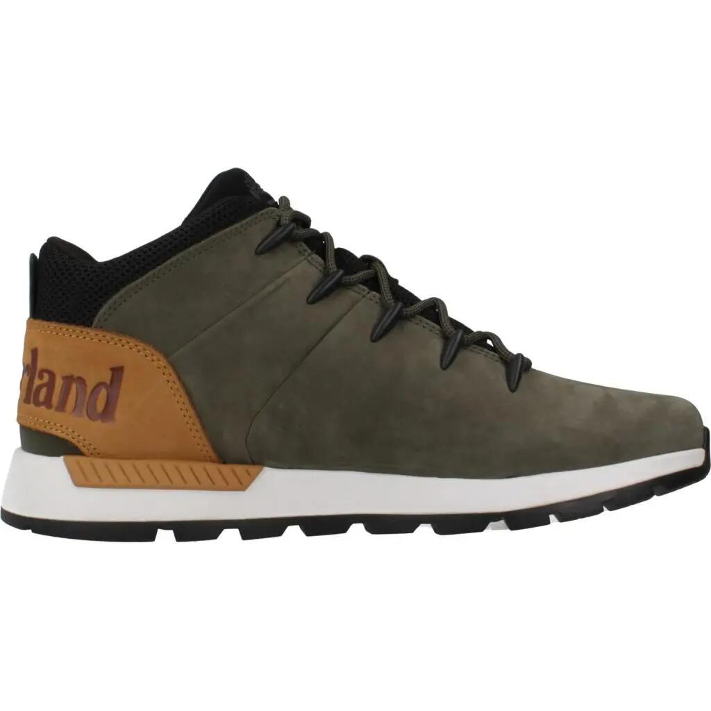 Scarpe Da Ginnastica Timberland Modello Sprint Trekker Mid Lac Colore Verde 4/6