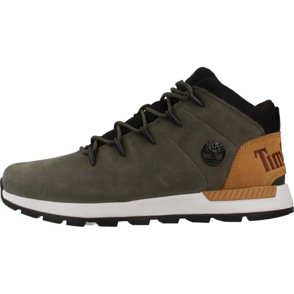 Scarpe Da Ginnastica Timberland Modello Sprint Trekker Mid Lac Colore Verde 2/6