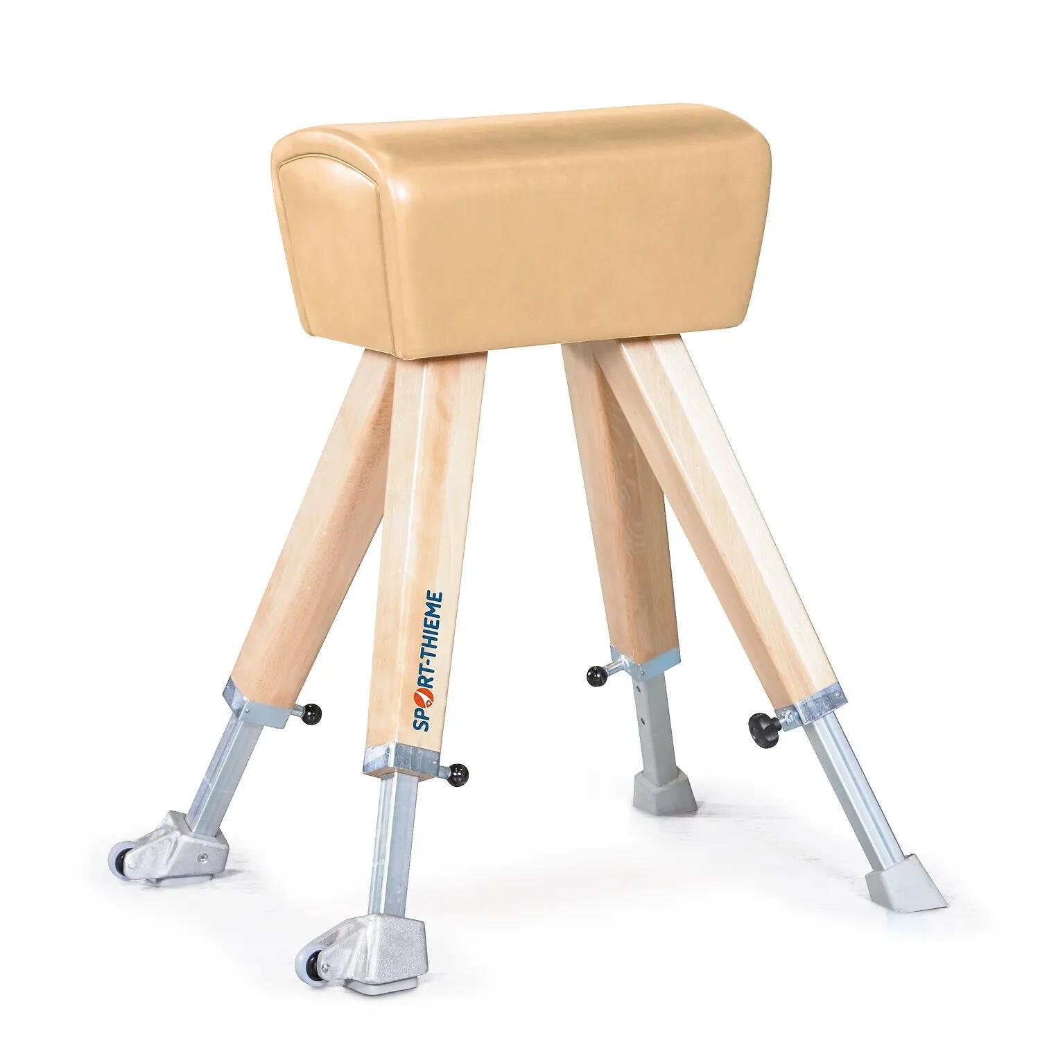 Turnbock Classic mit Holzbeinen Höhenverstellung: 100–150 cm Turnen 5/5