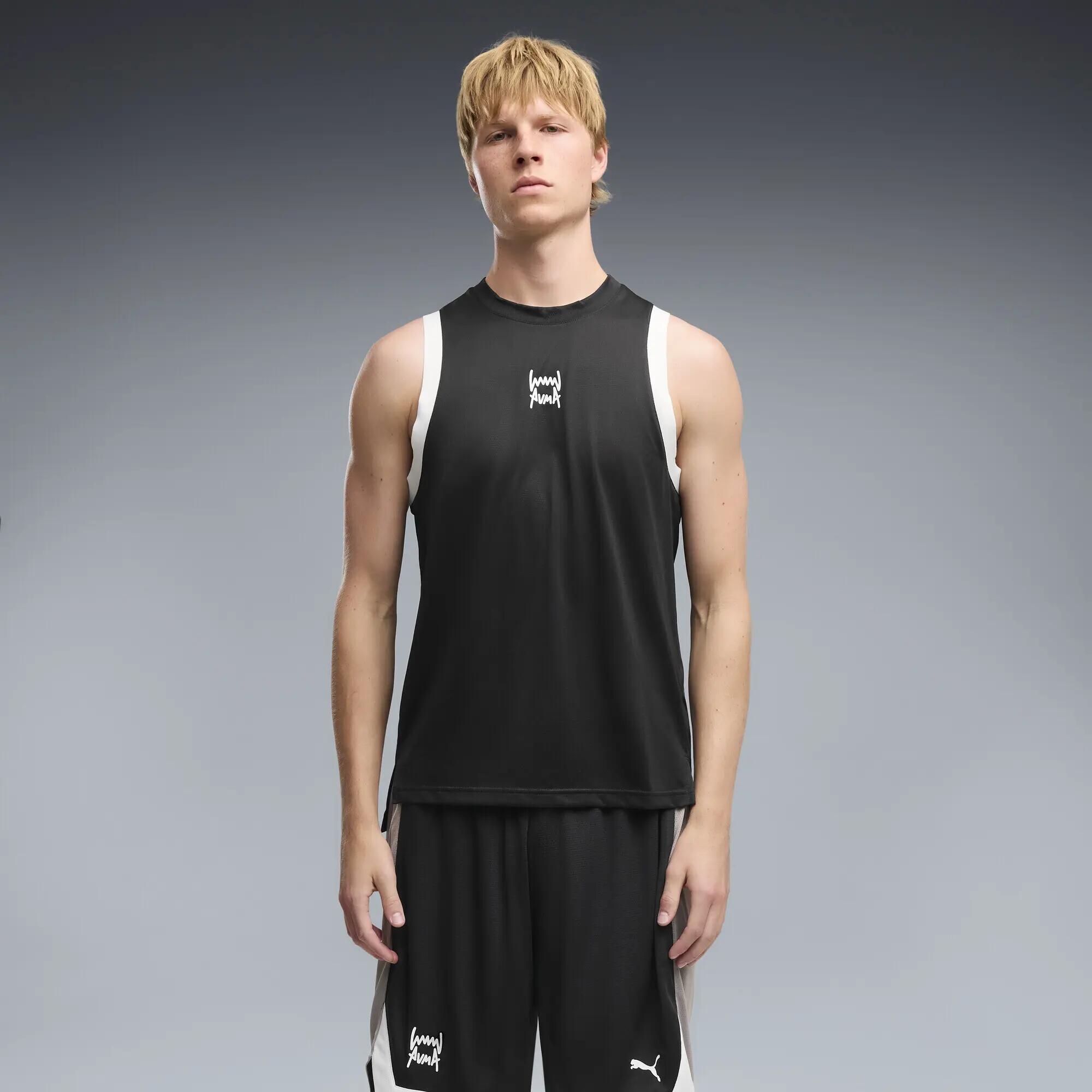 Fundamentals Mesh Tank Top Men PUMA 2/5