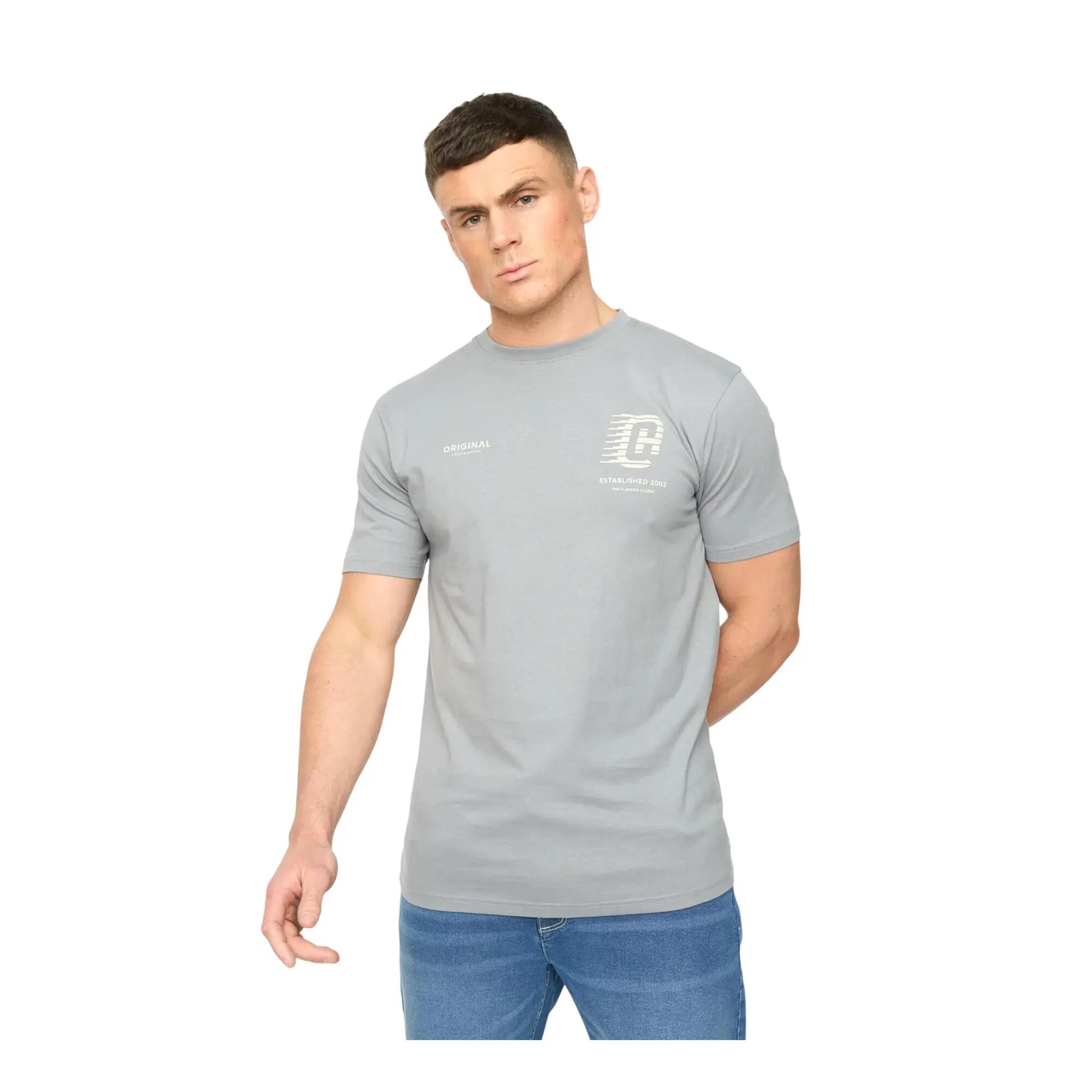 Crosshatch Mens Morville Cotton T-Shirt