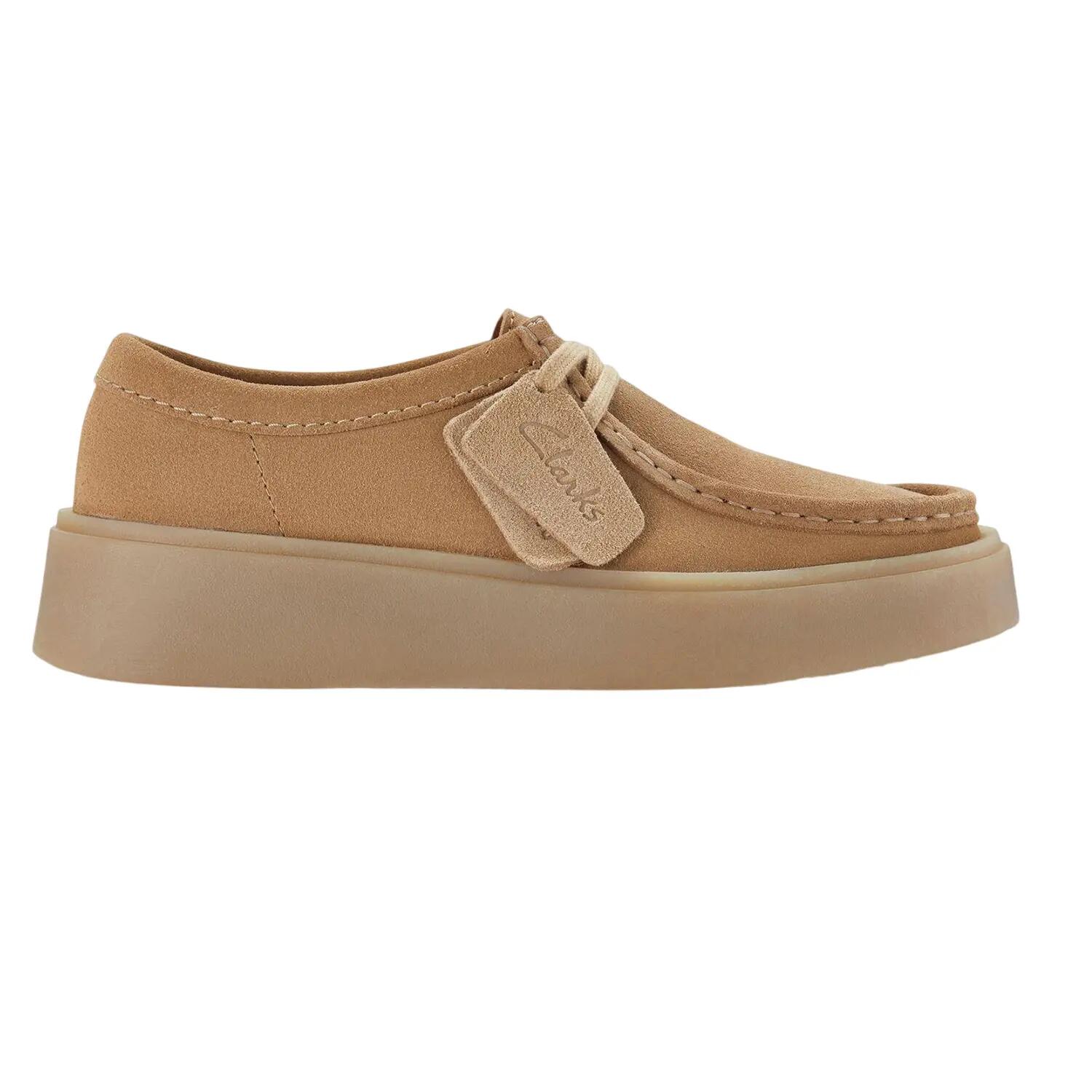 Clarks Mens Suede Platform Shoes