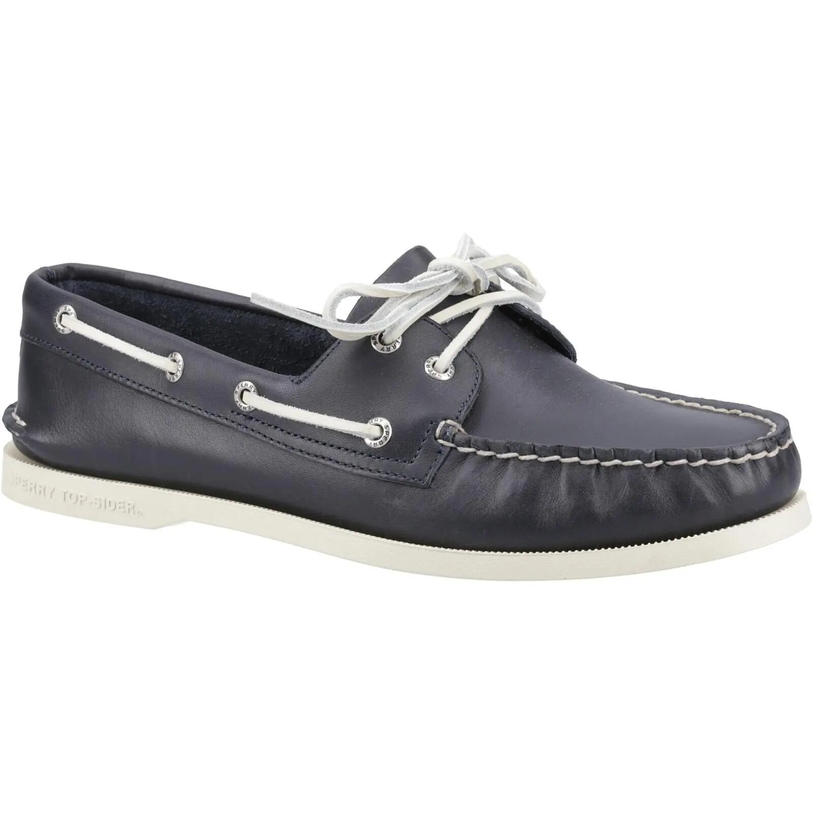 Sperry Mens Authentic Original Leather 2 Eyelet Boat Shoes