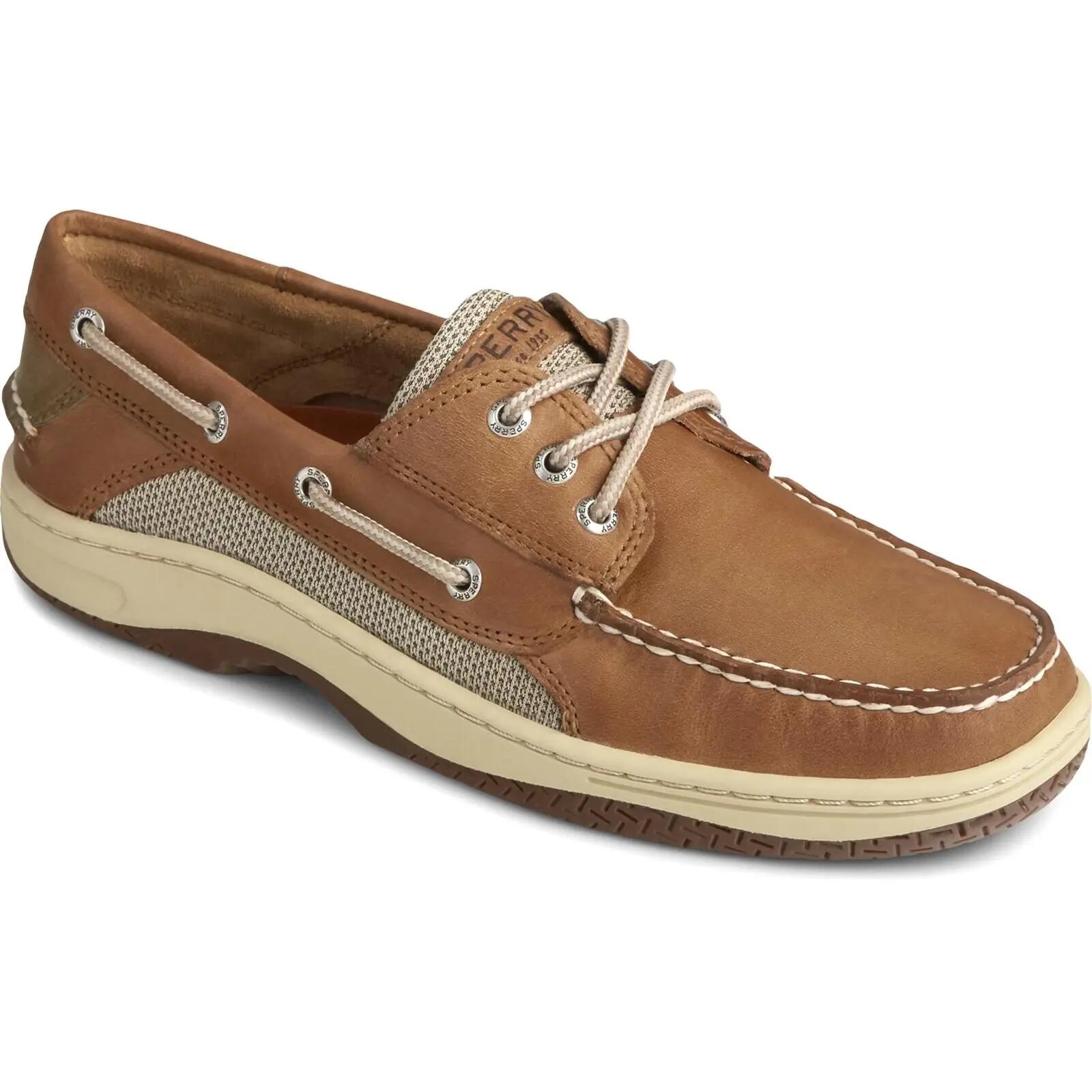 Sperry Mens Billfish 3-Eye Leather Boat Shoes
