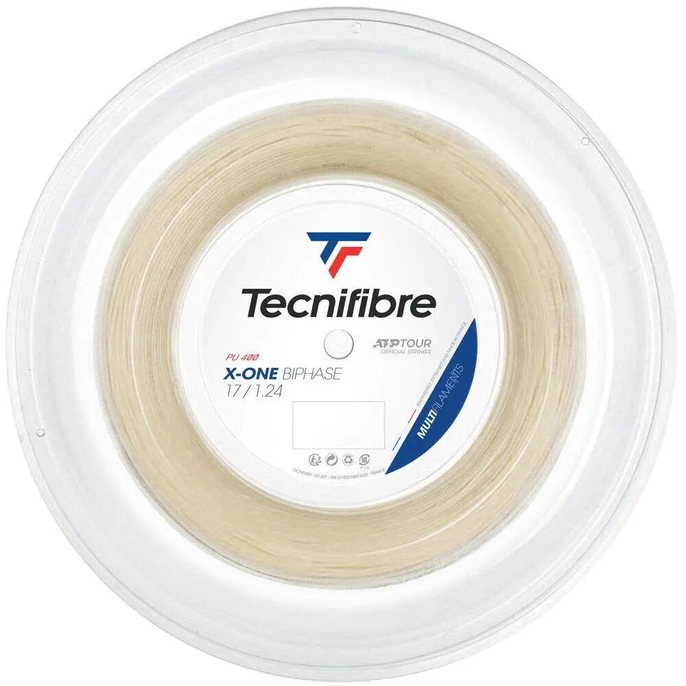 Tecnifibre X-One Biophase 1.24/17 Multifilament Tennis String Reel 200m Set in N