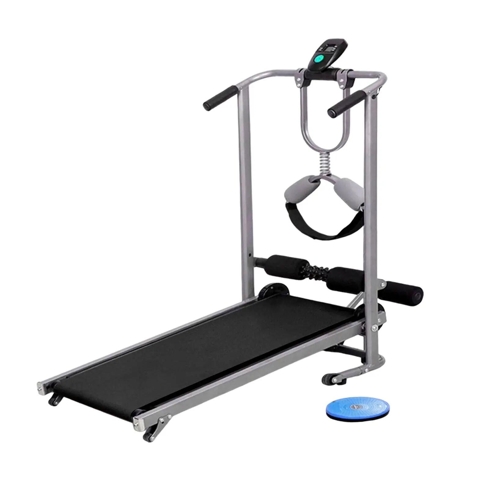 FitnessLab Manual Treadmill Mini Incline Fitness Machine Walking Home Gym Exerci