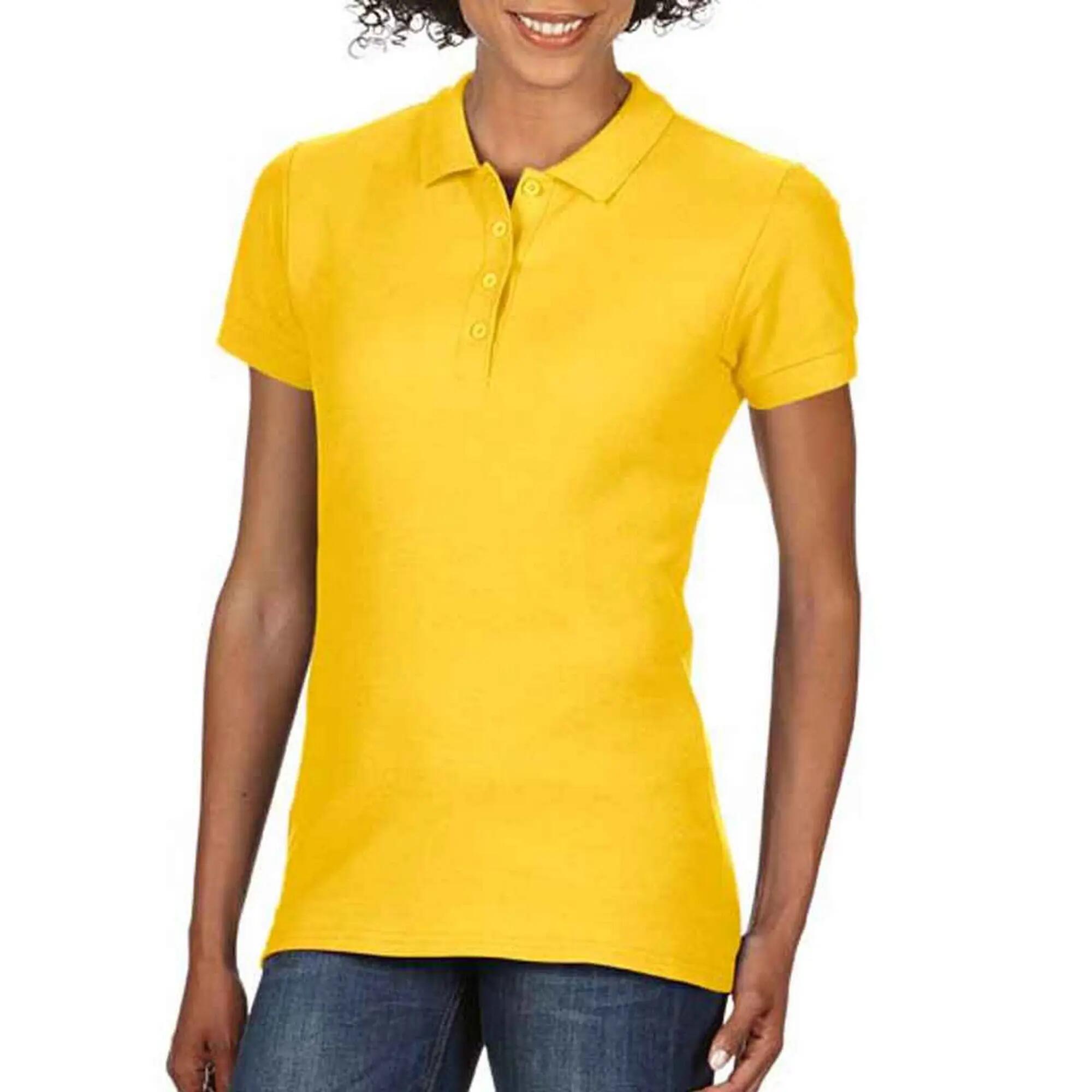 Gildan Womens/Ladies Double Piqué Polo Shirt