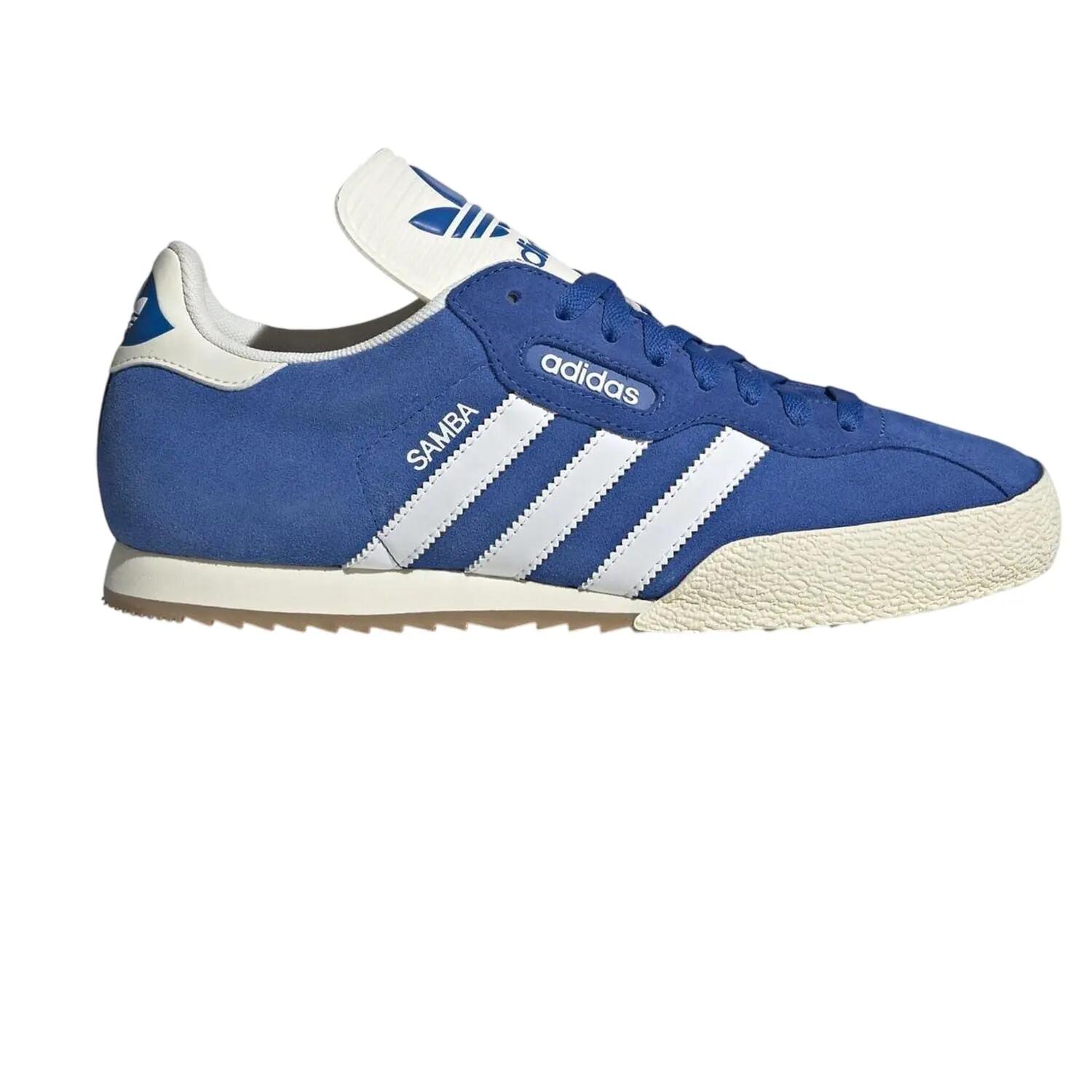 Adidas Boys Samba 3 Stripes Suede Trainers