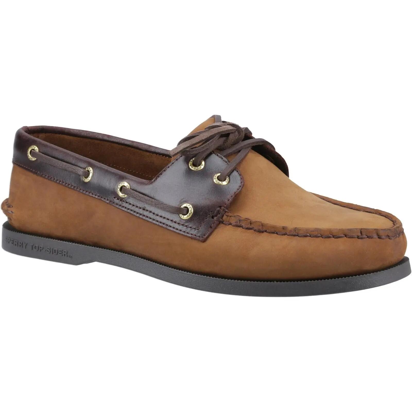 Sperry Mens Authentic Original Leather 2 Eyelet Boat Shoes