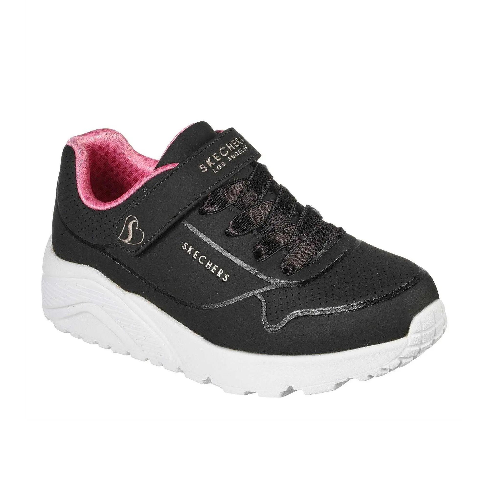 Skechers Girls Street Uno Lite Perforated Trainers