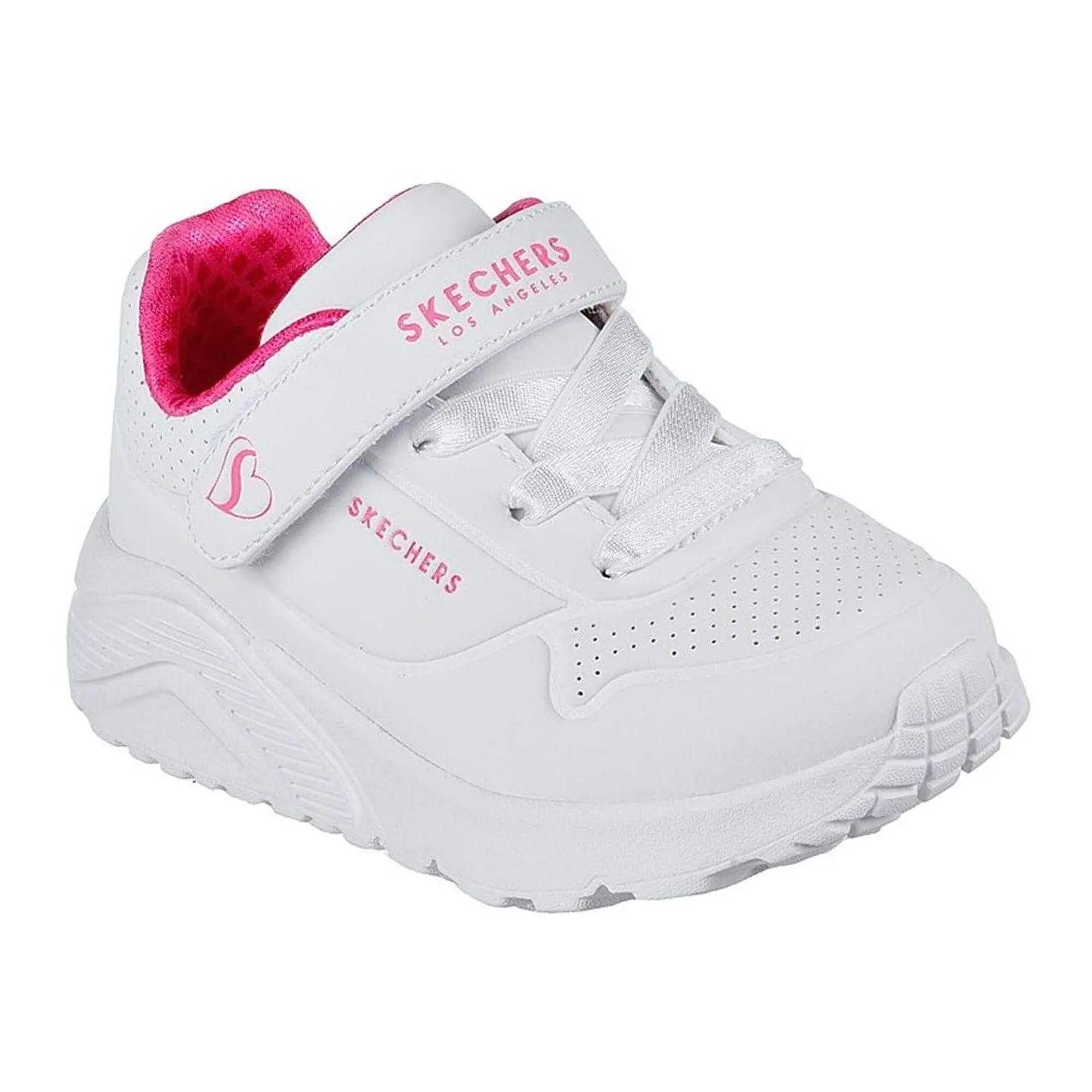 Skechers Girls Street Uno Lite Perforated Trainers