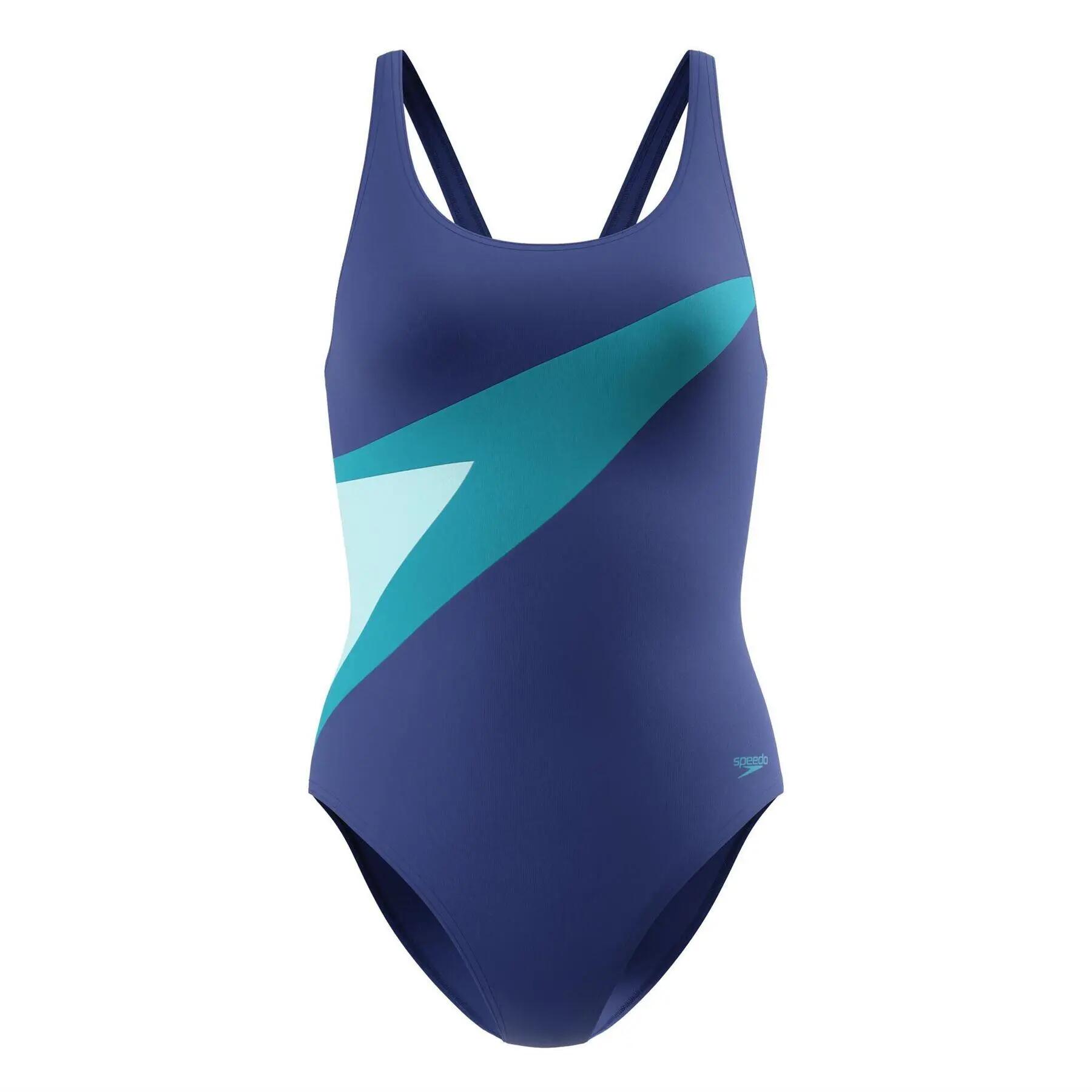 Speedo Womens/Ladies Hyperboom Butterfly One Piece Swimsuit