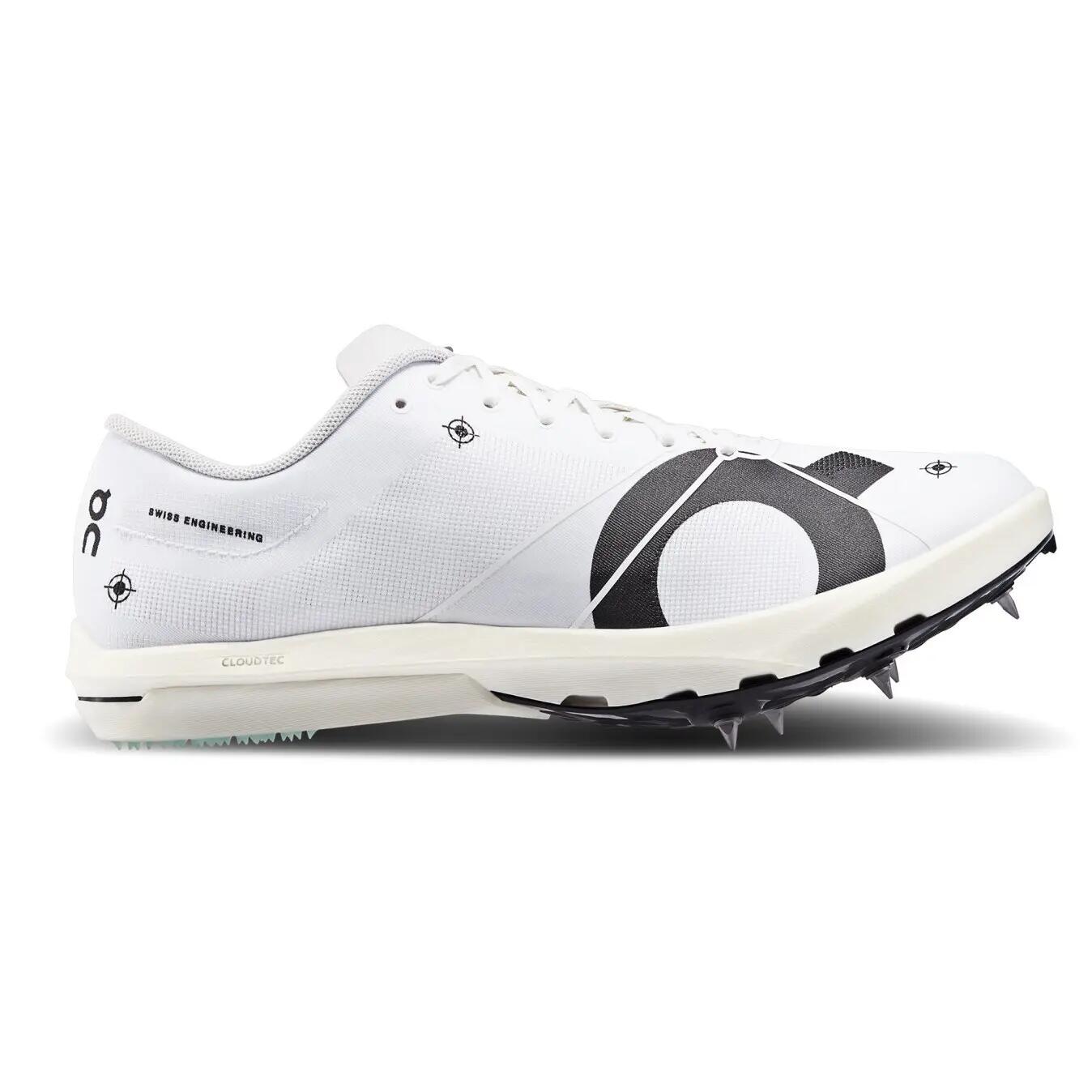 On Cloudspike 10000m Running Spikes Mens Sprinting Shoes in Undyed White/Mint -