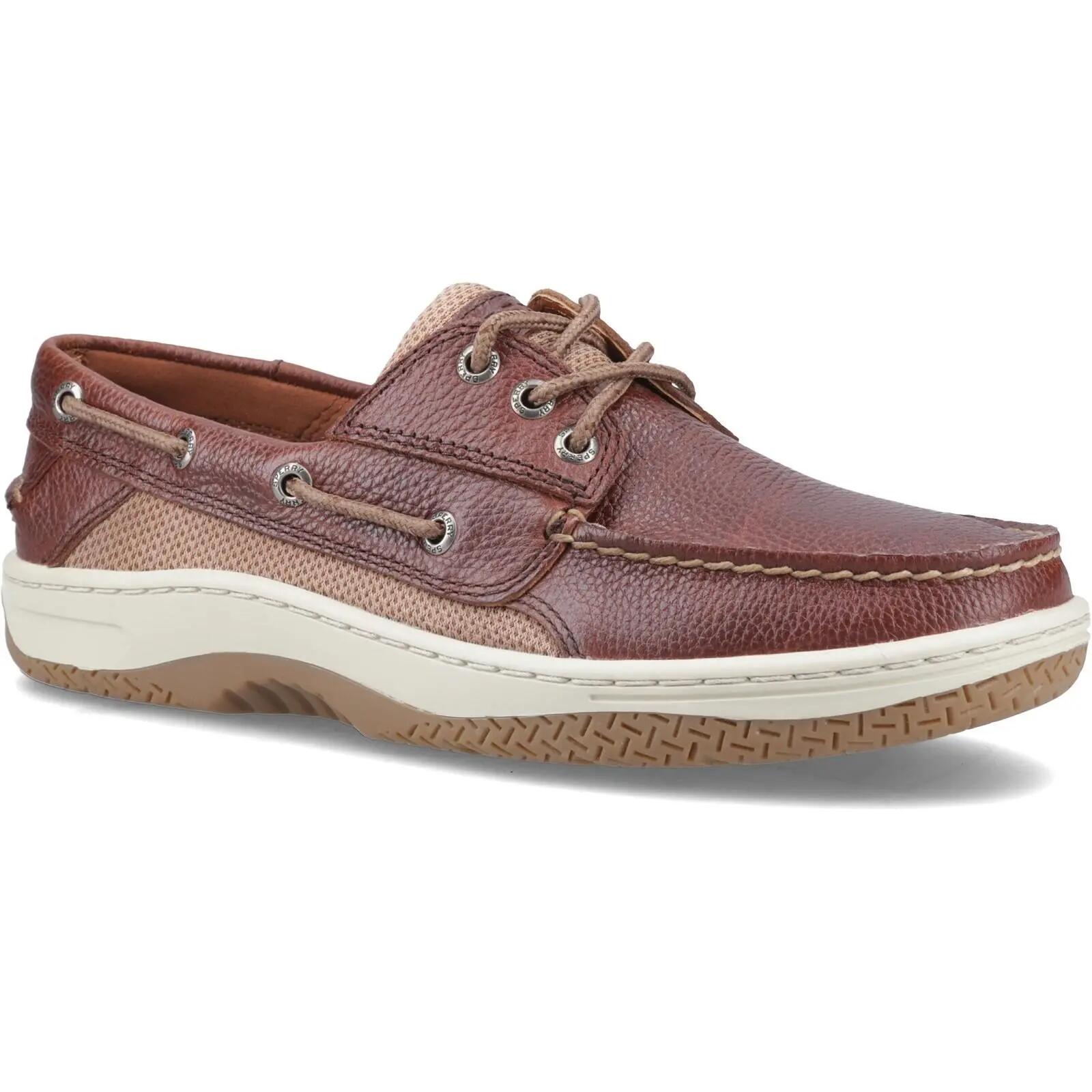 Sperry Mens Billfish 3-Eye Leather Boat Shoes