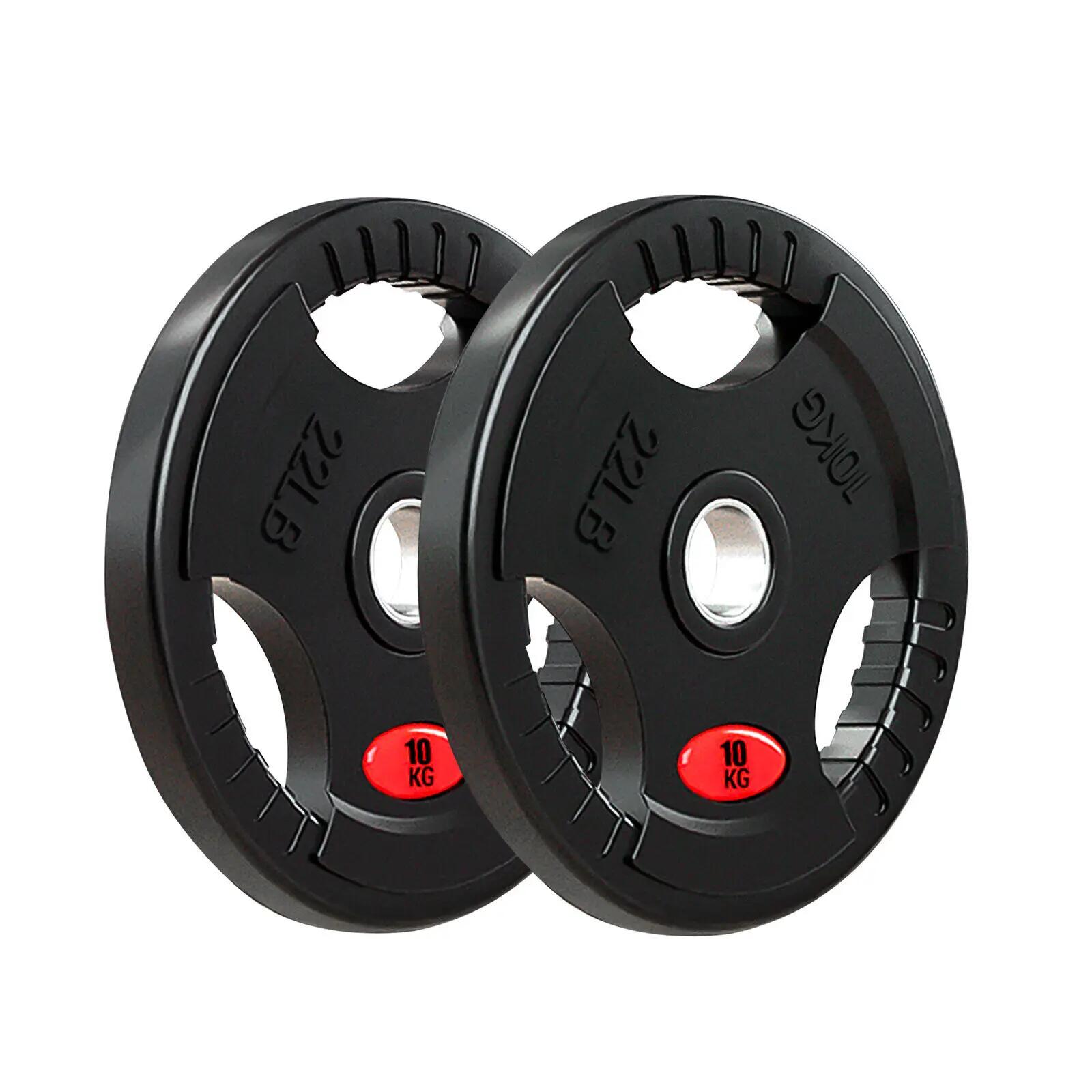 FitnessLab Rubber Olympic Weight Plate Lifting Bumper Fitness Home Gym Crossfit