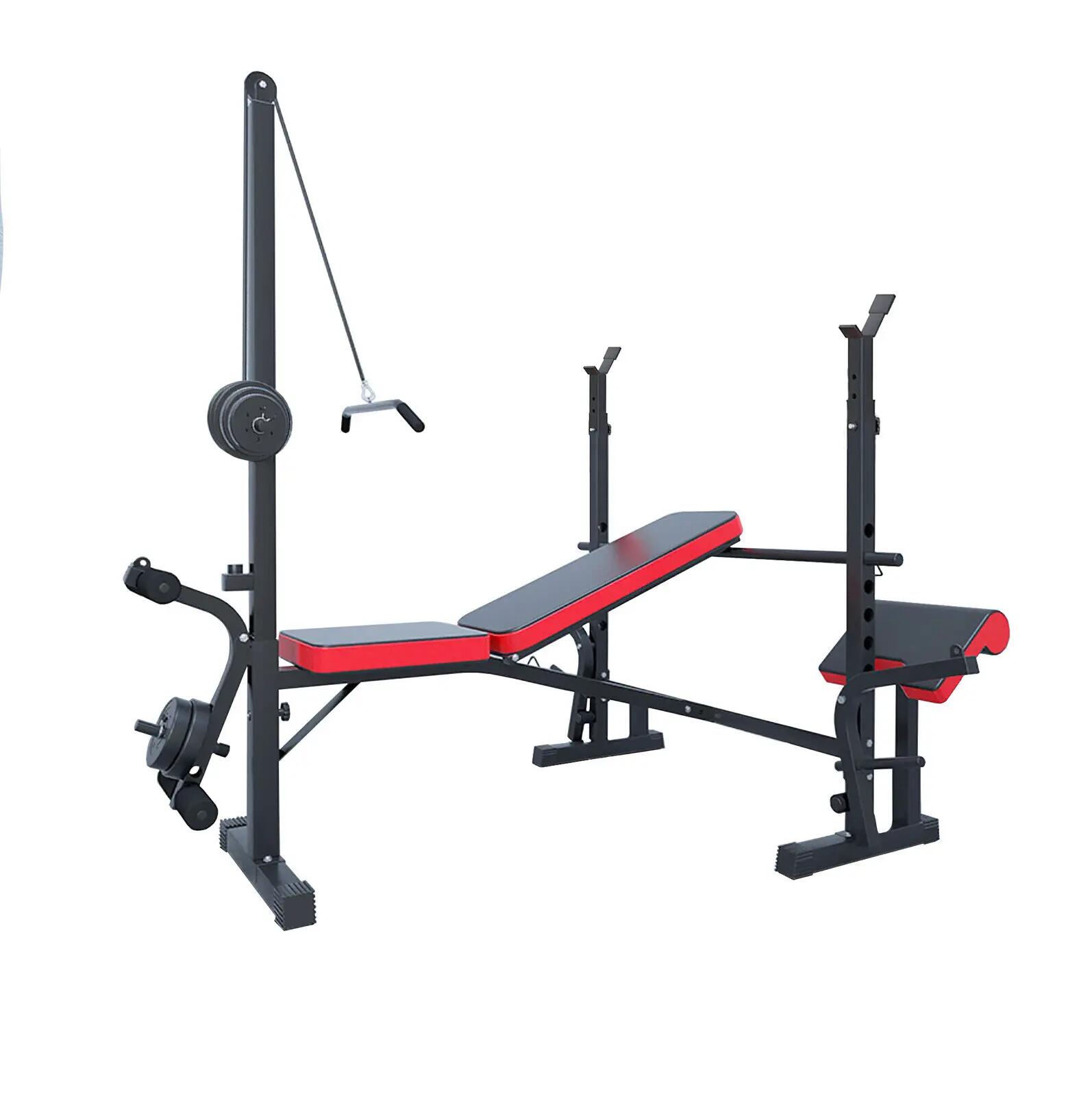 FitnessLab 8in1 Adjustable Weight Bench Press Fitness Home Gym Equipment Curl