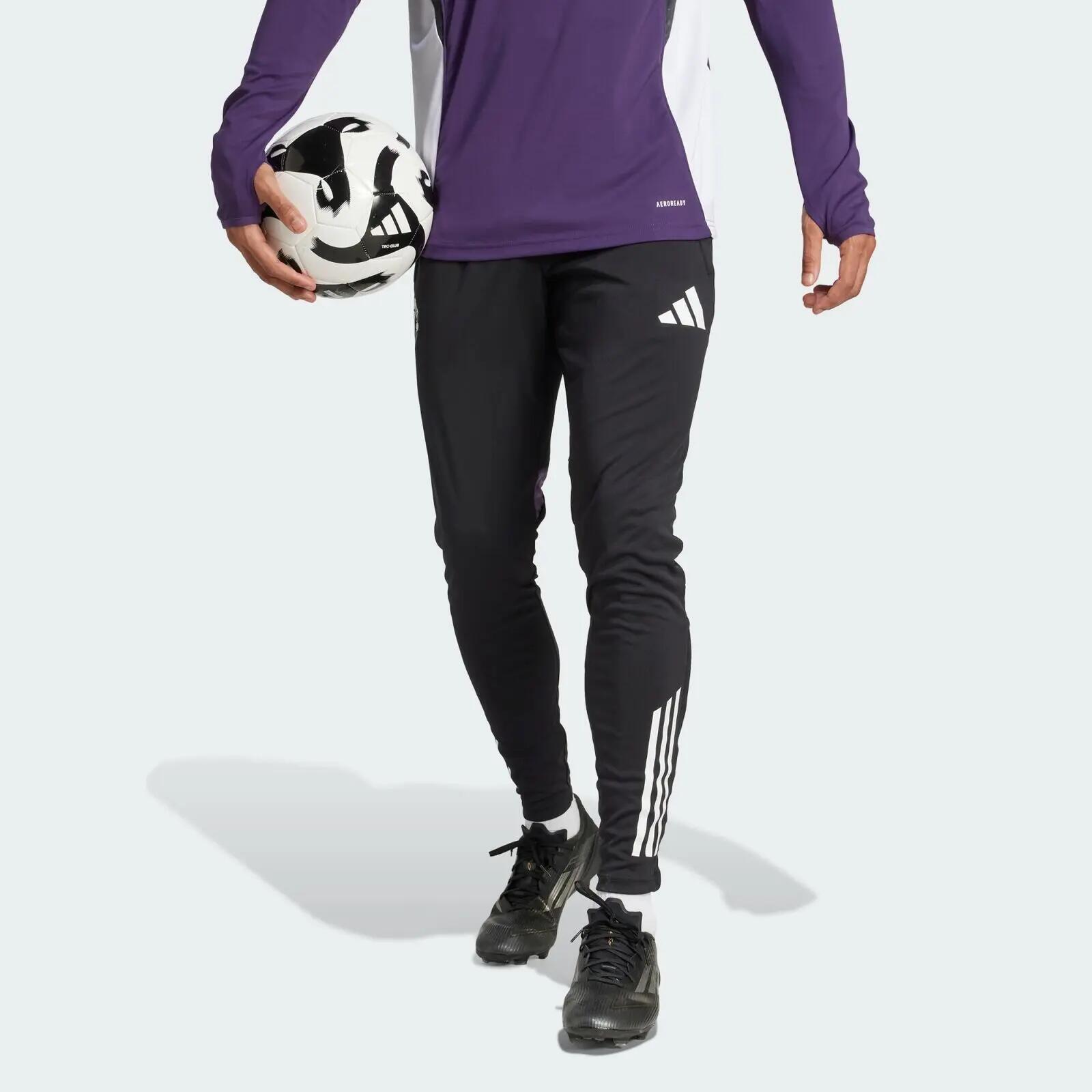 Adidas x Manchester United Tiro Joggers Soccer Training Track Pants in Black - M