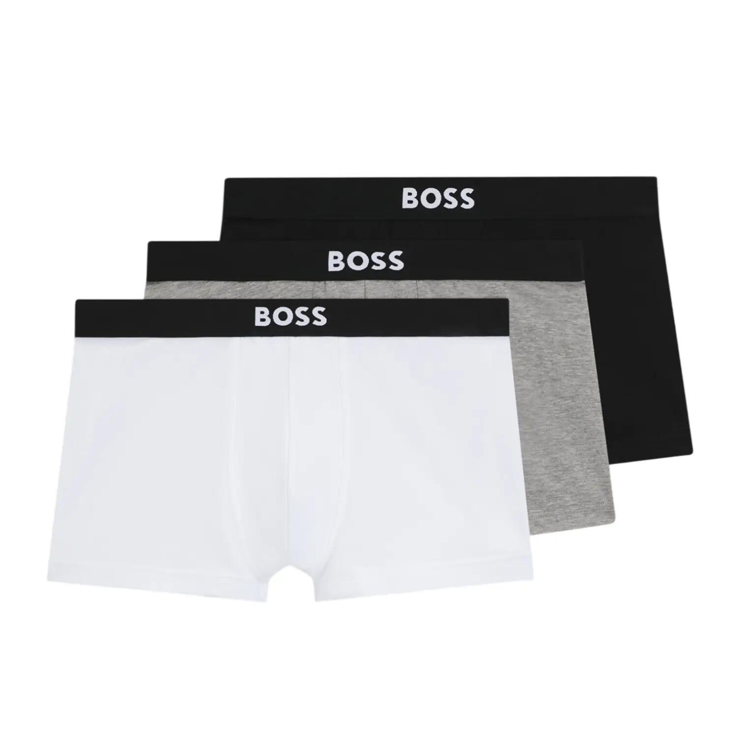 Boss Mens Bodywear Logo Boxer Shorts (Pack of 3)