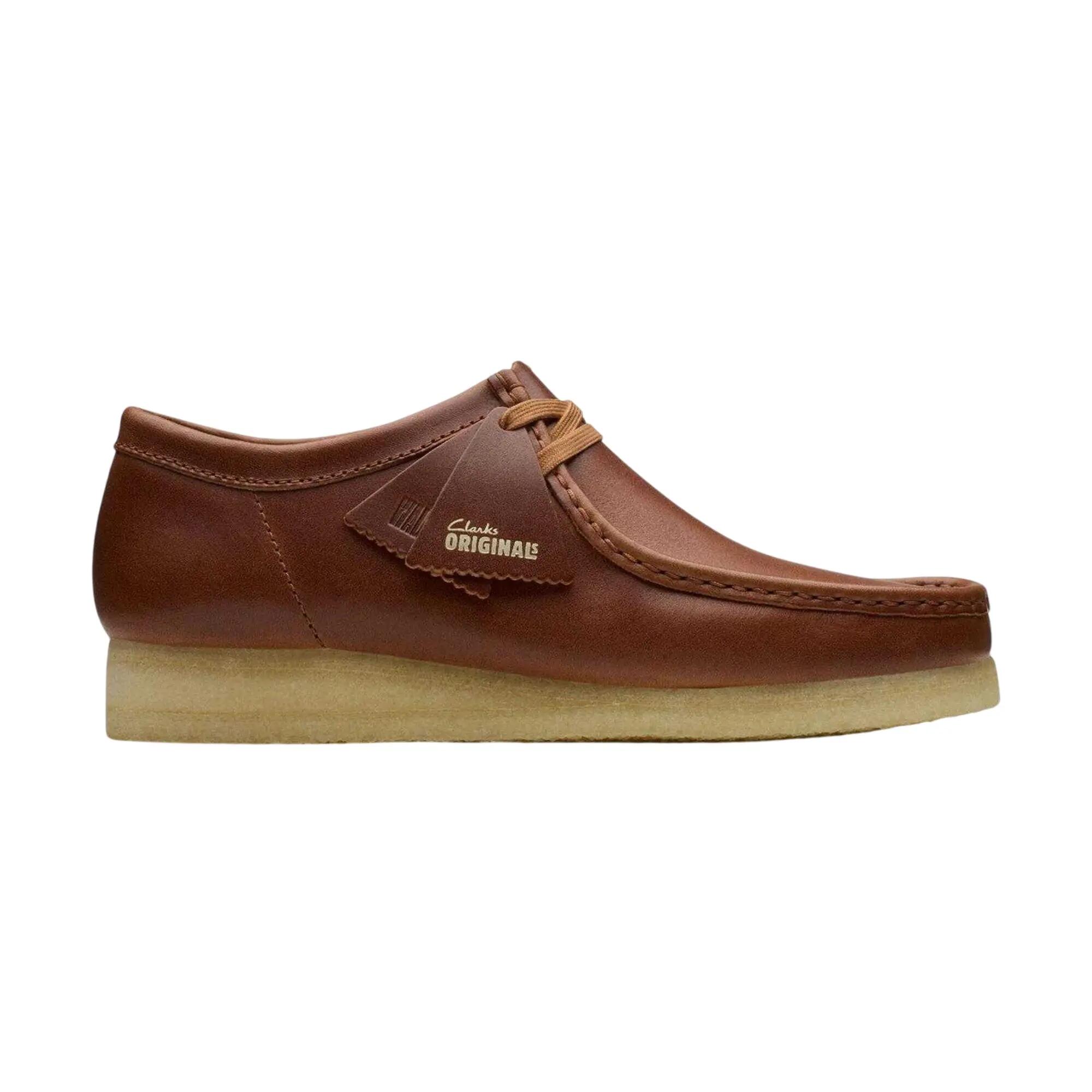 Clarks Originals Mens Wallabee Leather Moc Toe Boat Shoes