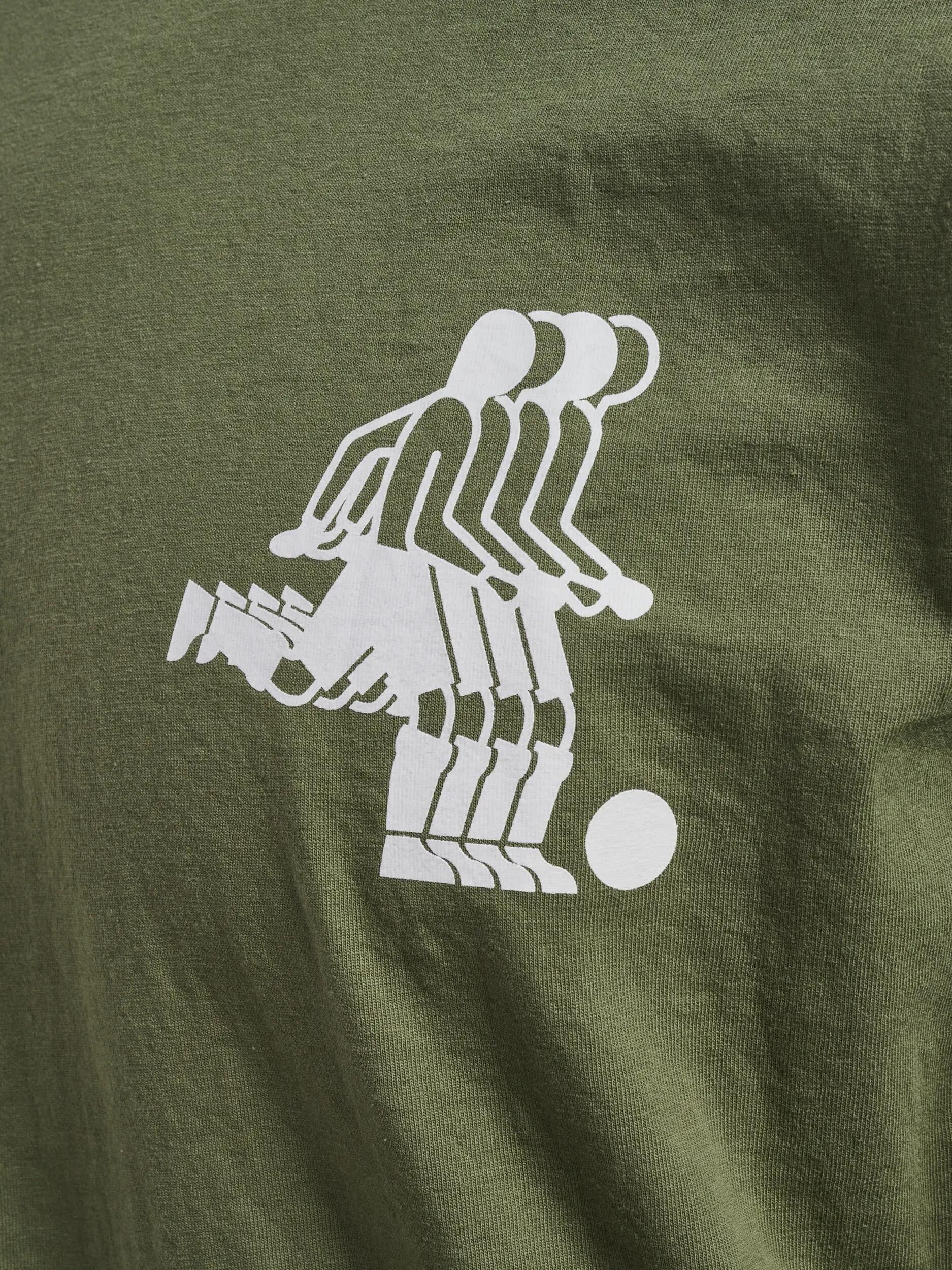 hummel hmlPULSE GRAPHIC T-SHIRT S/S in cotone biologico e poliestere riciclato 8/9
