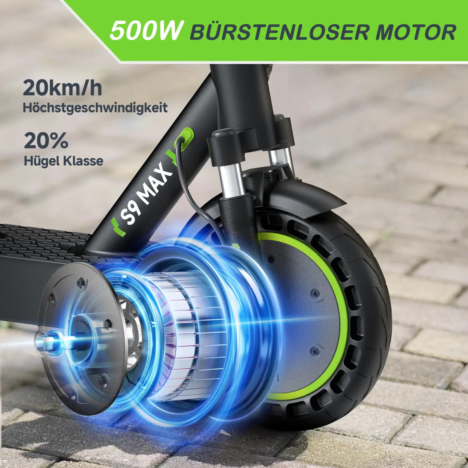 Trotinete elétrica Isinwheel S9 MAX com sistema de travagem duplo e aplicação 2/8