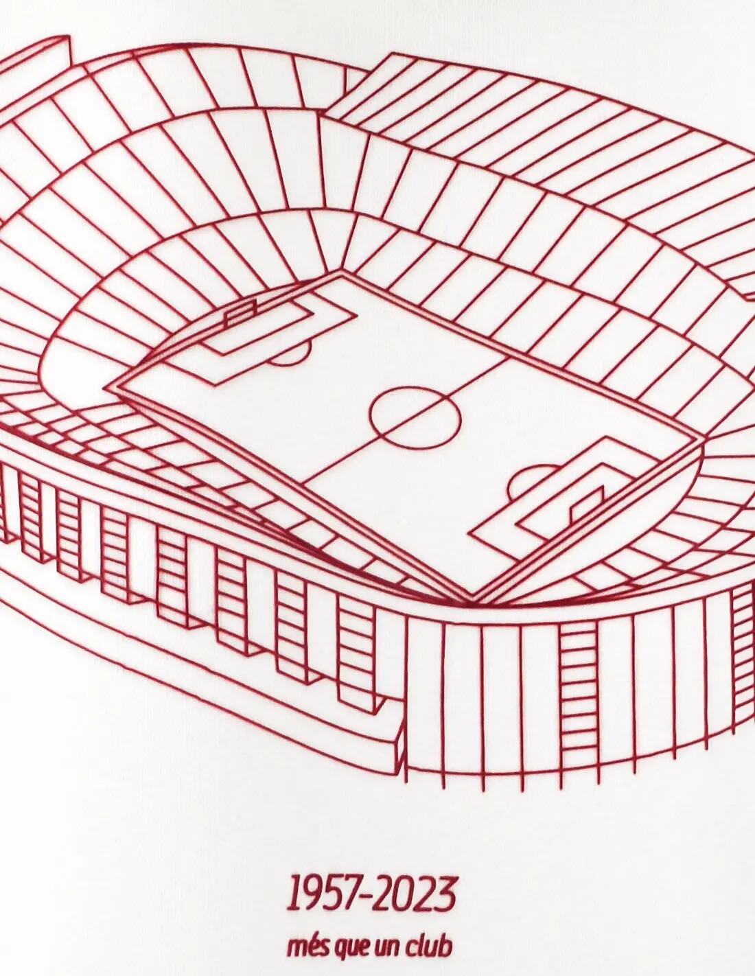 FC Barcelona Camp Nou emlék pulóver 4/6