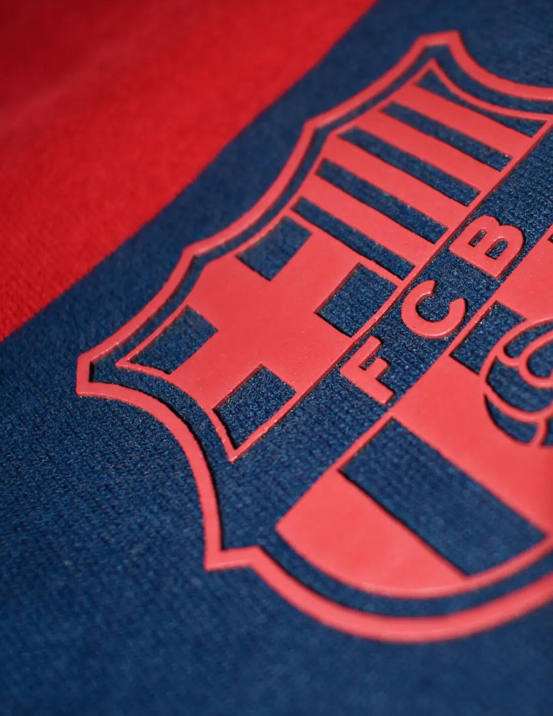 Sudadera FC Barcelona Adulto Oversize Blaugrana con Capucha 2/2