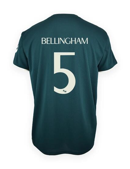 Camiseta Real Madrid Adulto Bellingham 2026/27 Segunda Equipación Réplica Ofici